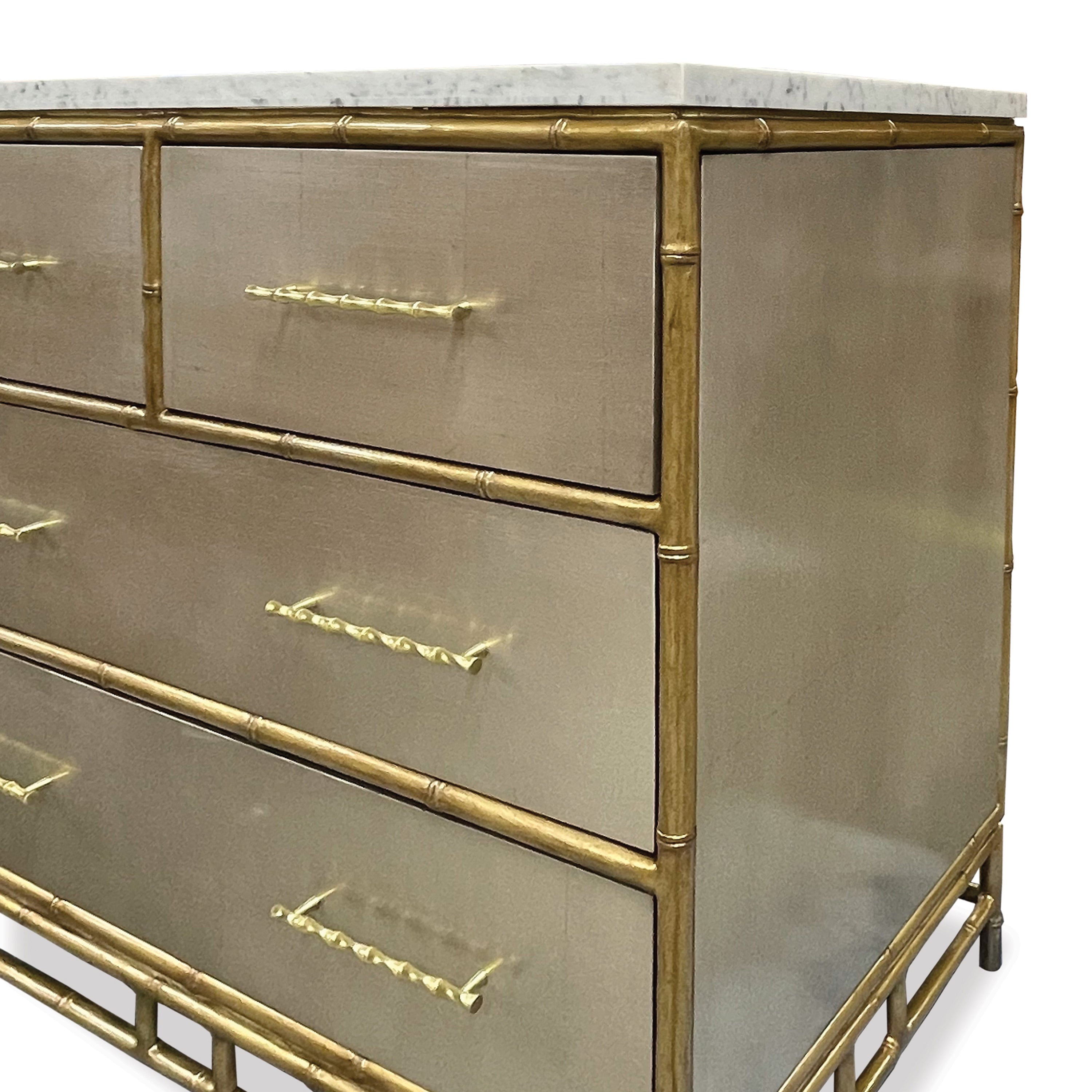 Chinoiserie Bathroom Vanity - French Gold