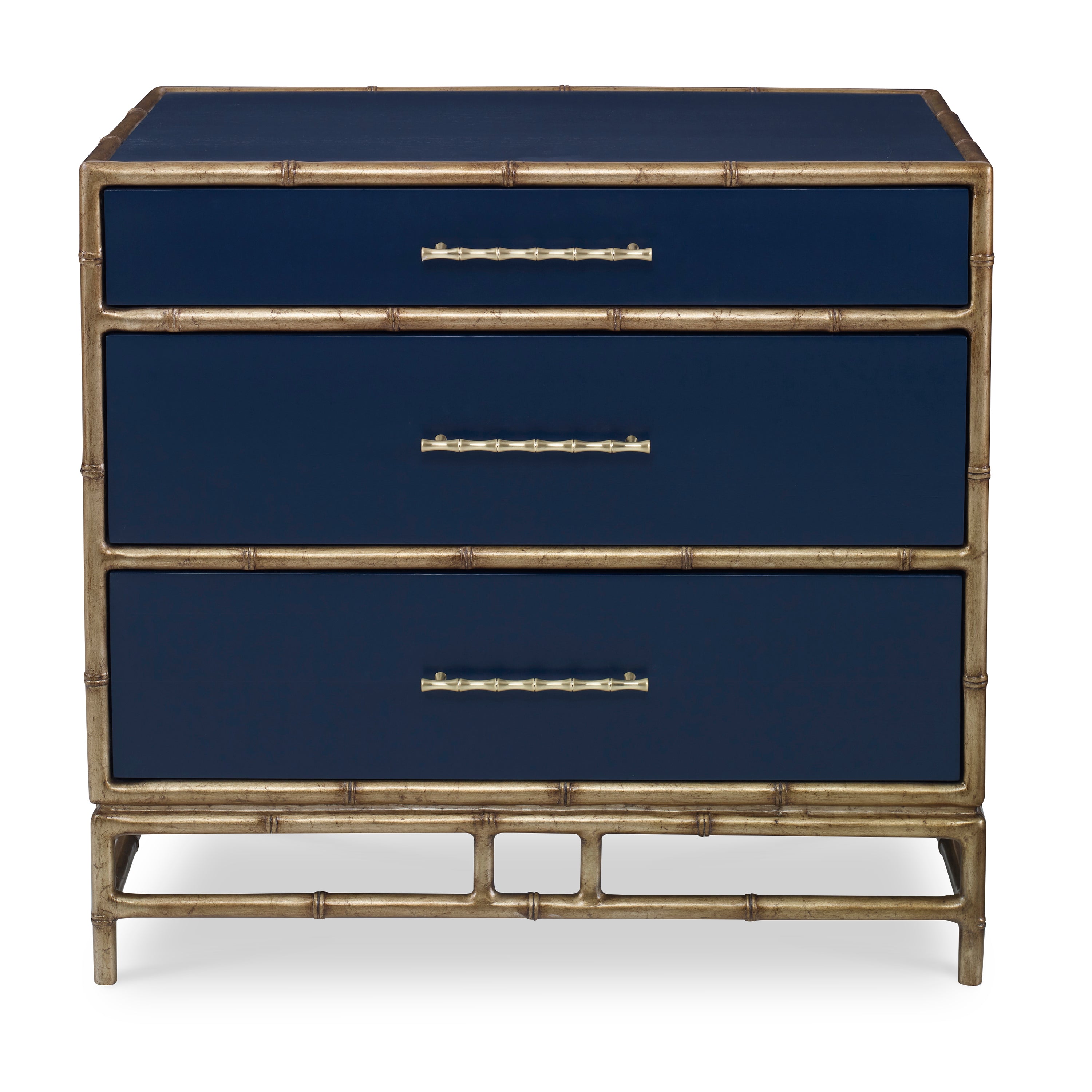 Chinoiserie Nightstand - Cadet Blue