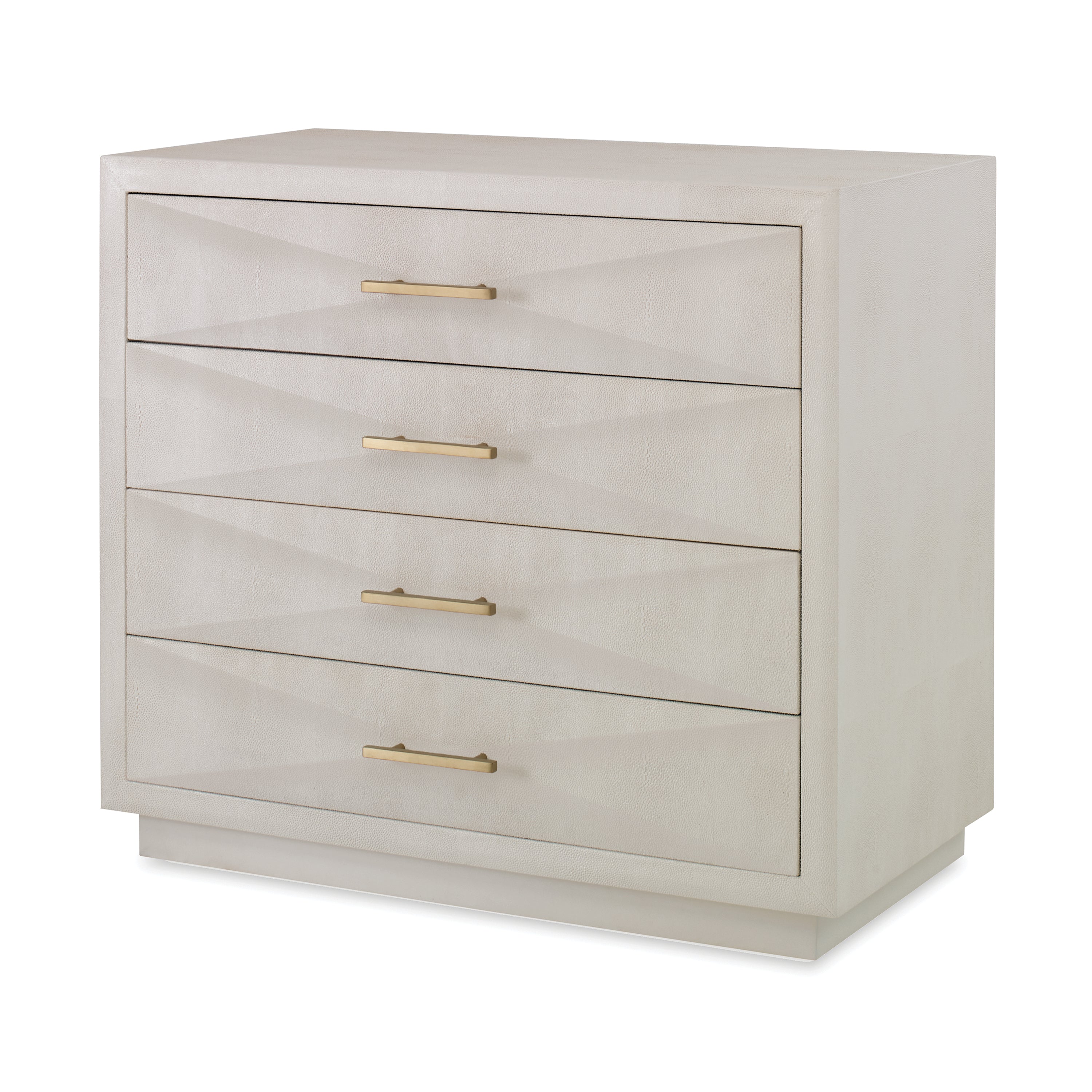 Shagreen Pyramid Dresser - Linen