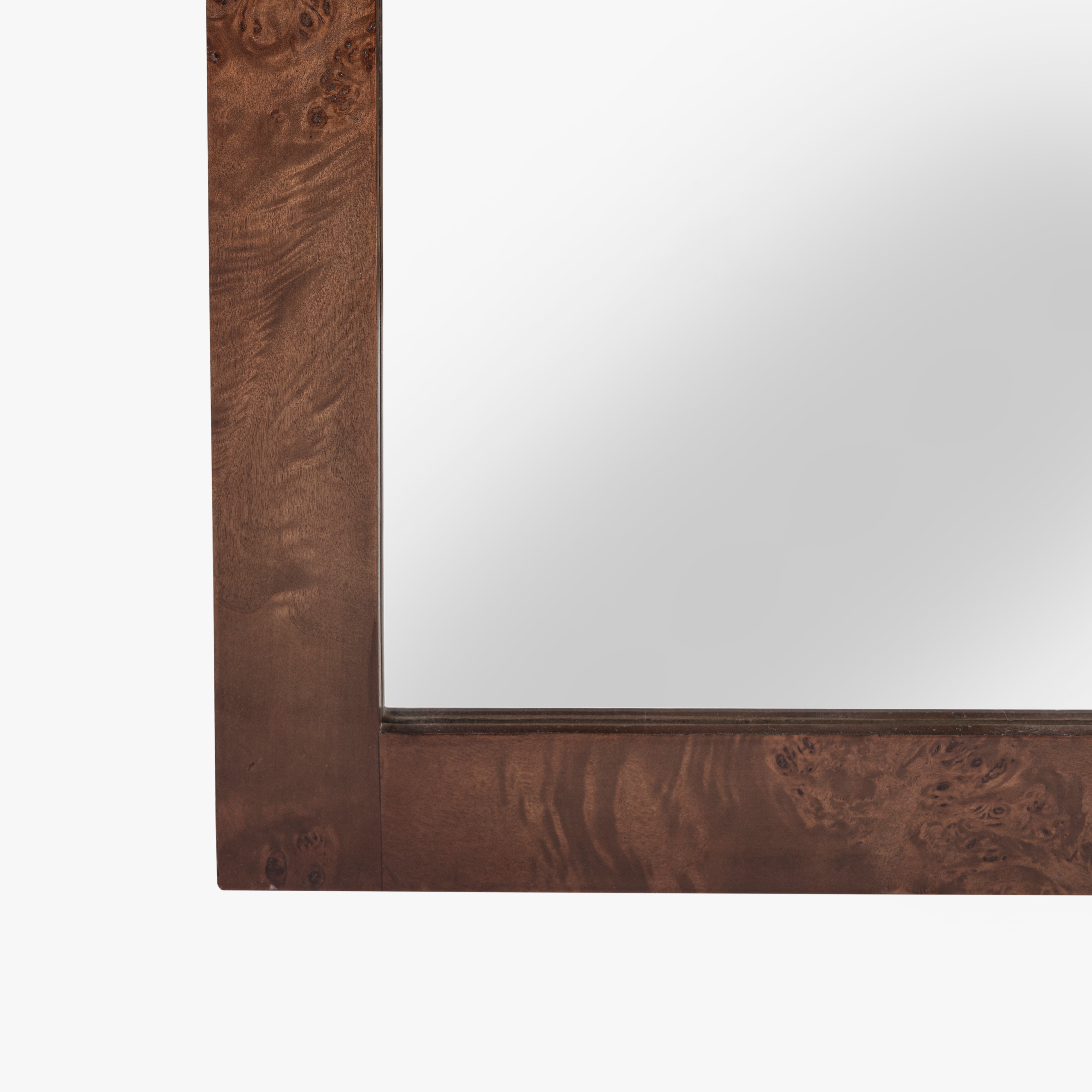 Wesley Burl Floor Mirror - Dark Burl