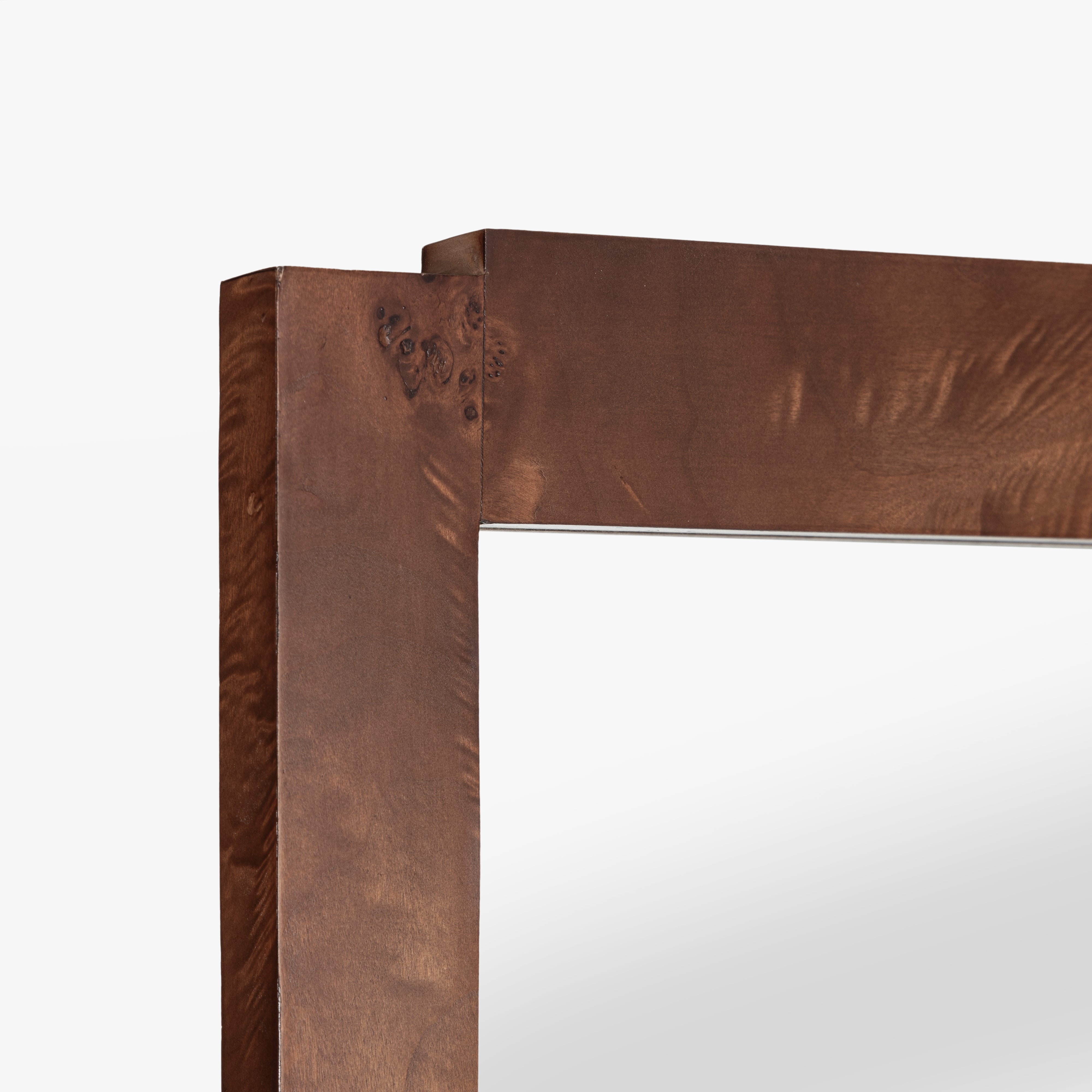 Wesley Burl Floor Mirror - Dark Burl