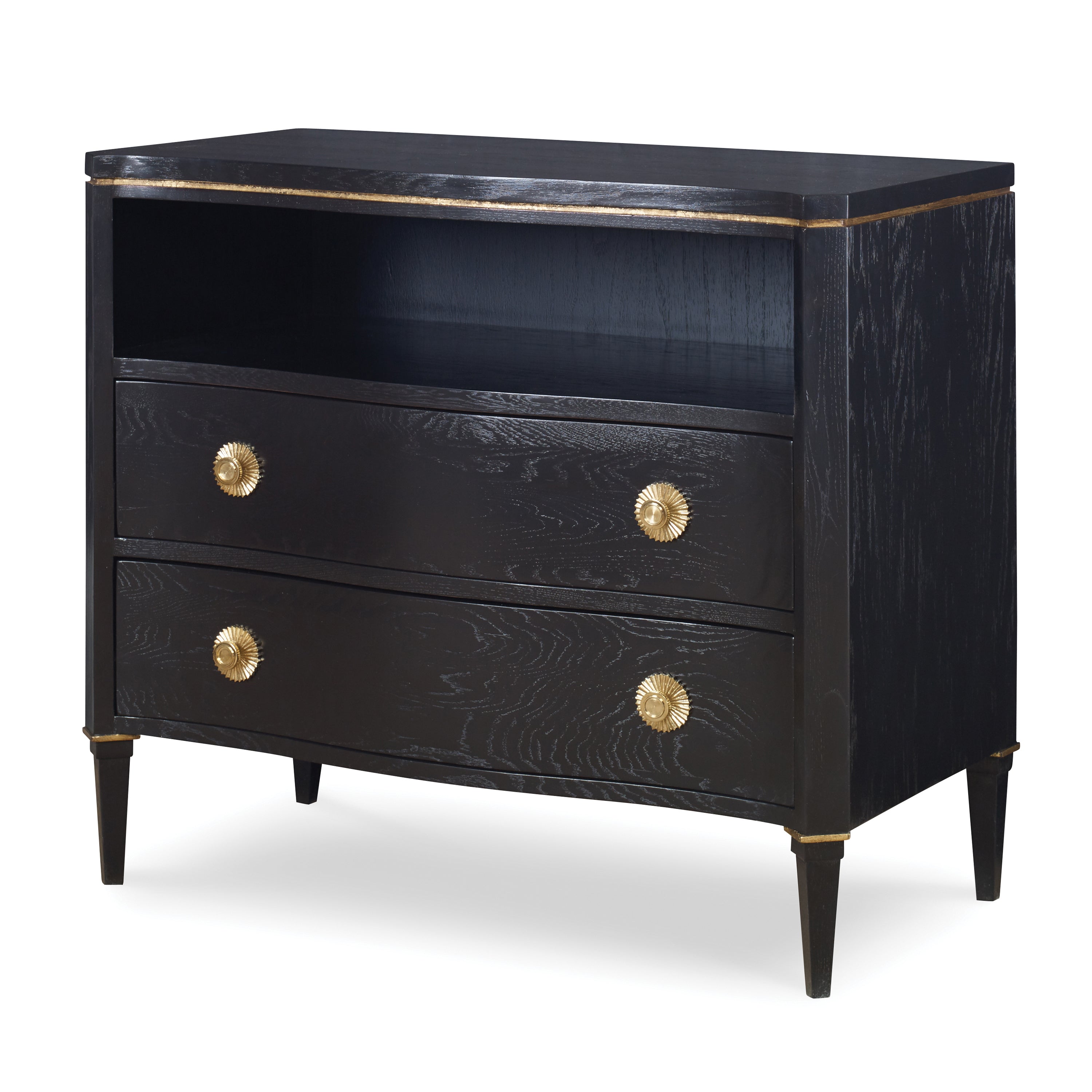 Stella Dresser - Onyx w/ Gold Stripe