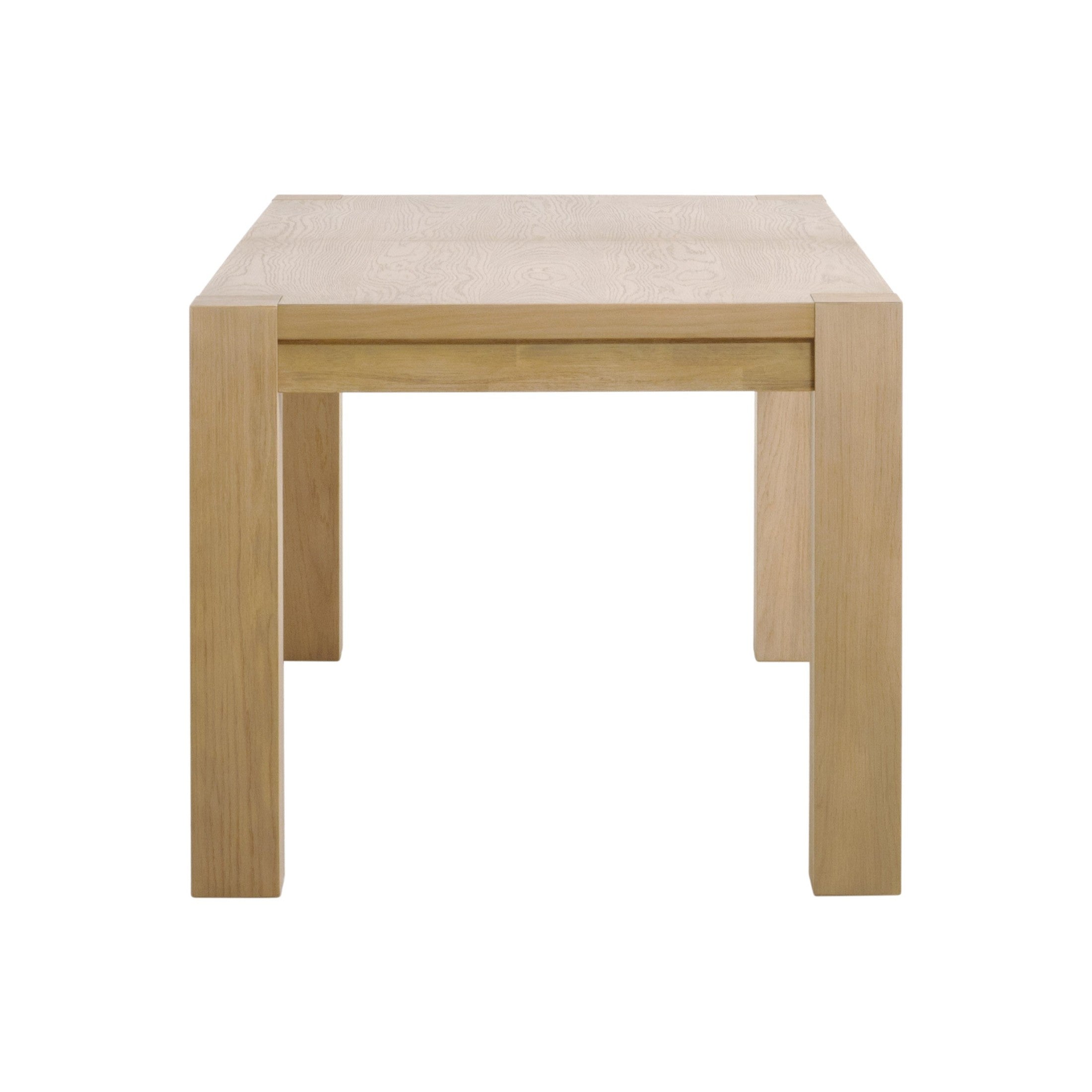 Adler Extension Dining Table in light honey oak with thick seamless legs by Essentials for Living