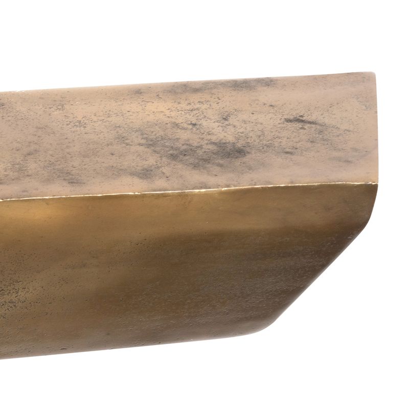 Beautiful Biden Wall Shelf – Large, Antique Gold