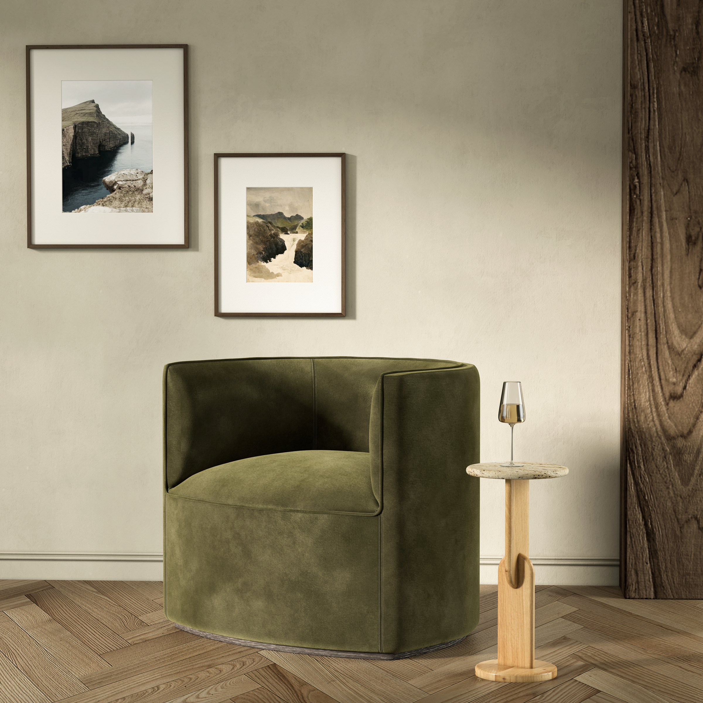 Santo Chair - Banks Velvet Balsam