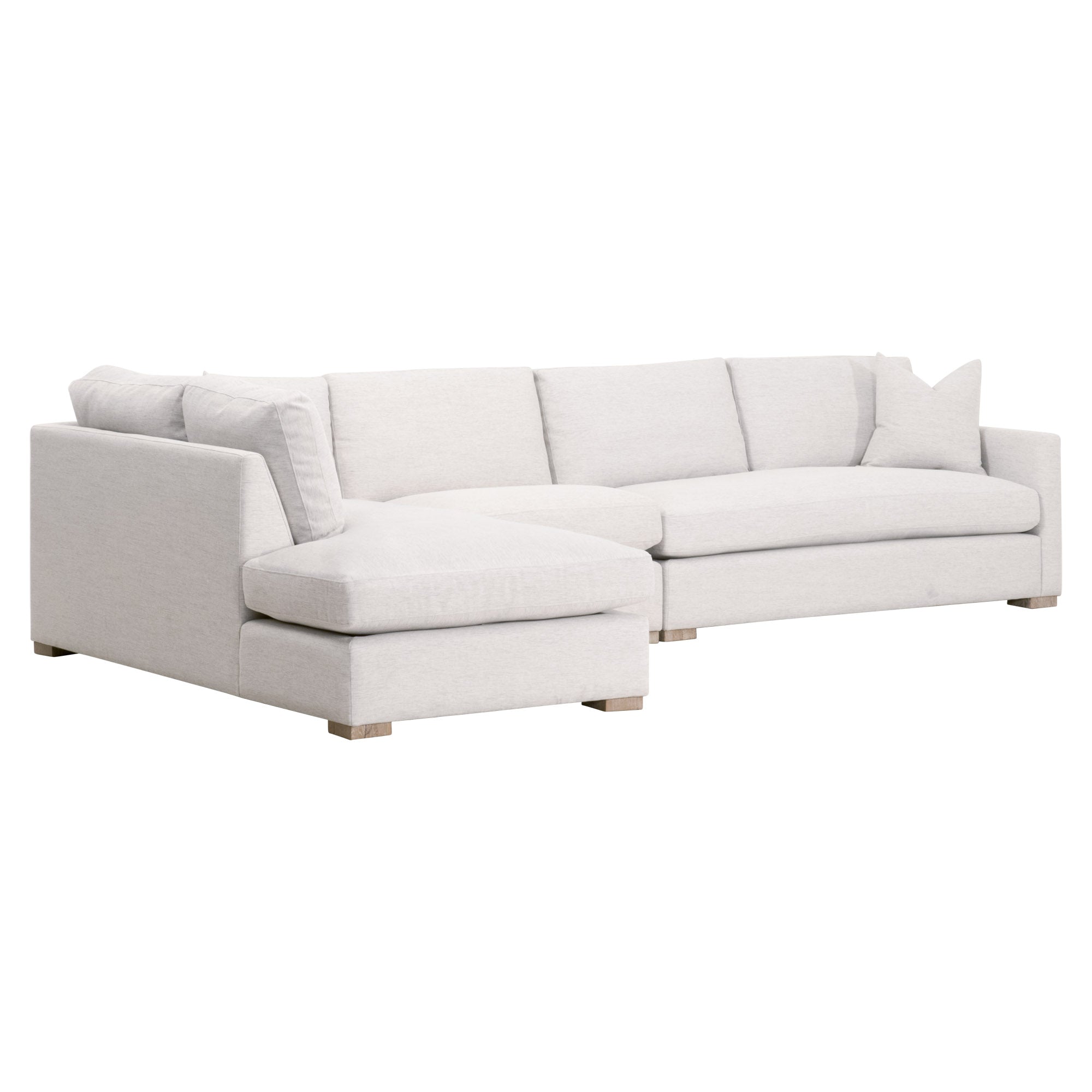 Clara Modular 2-Seat Left Slim Arm Sofa