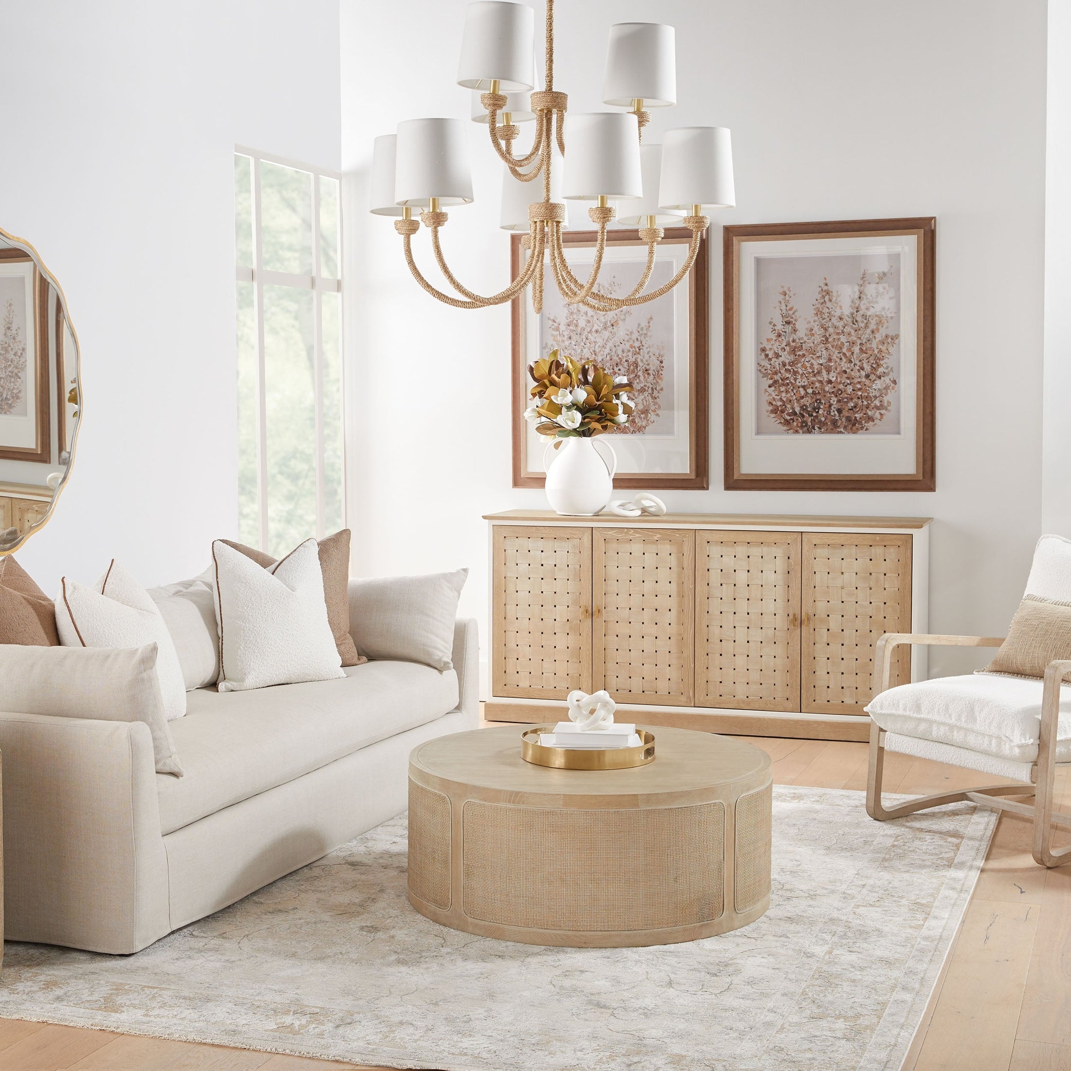 Cane Coffee Table