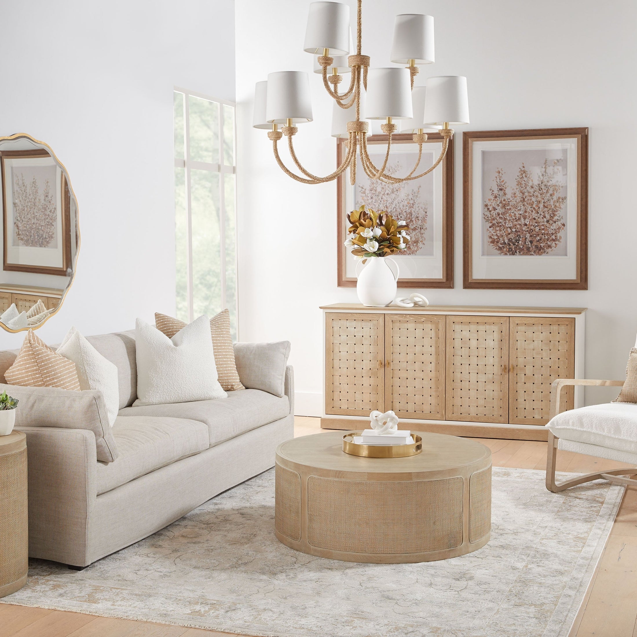 Cane Coffee Table