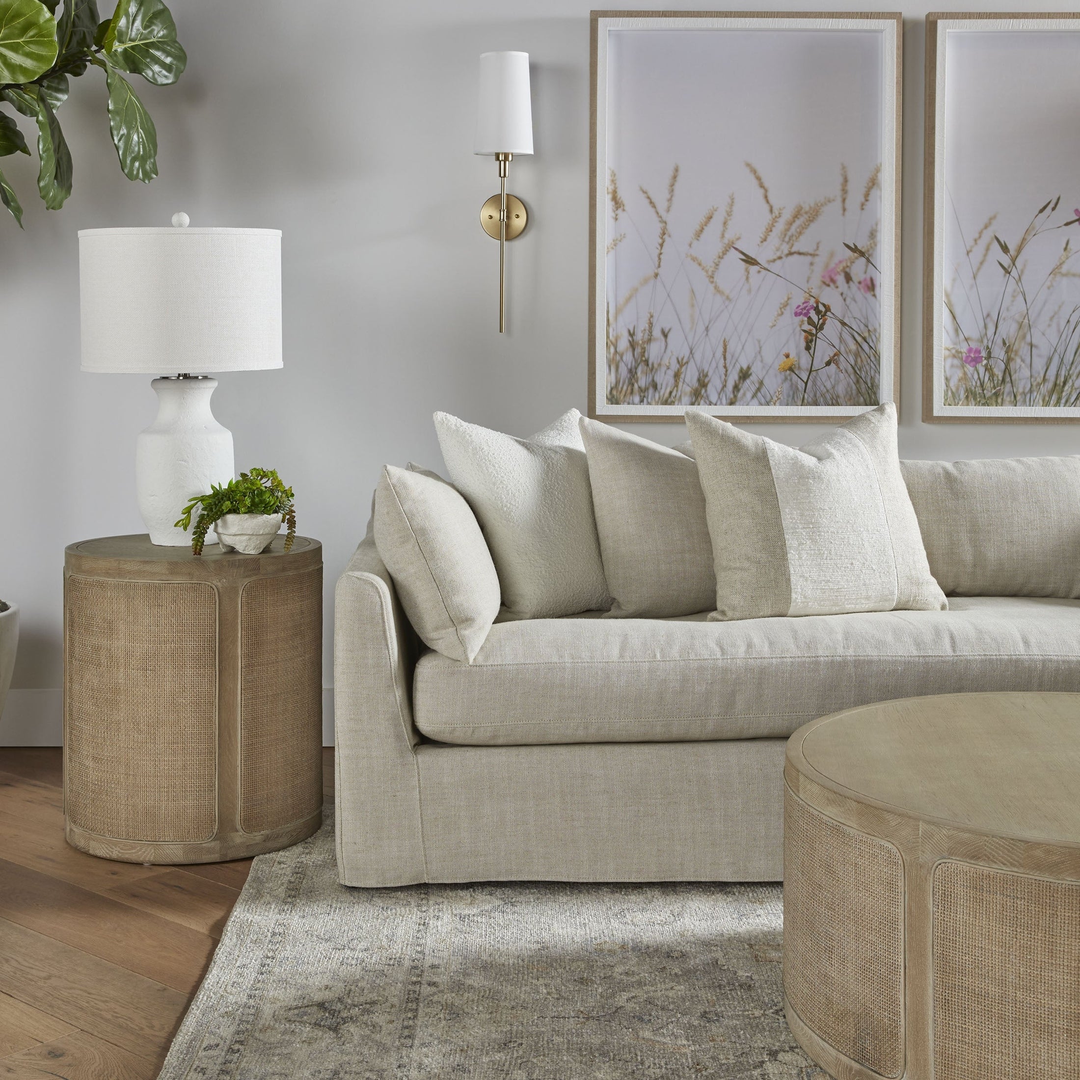 Cane End Table