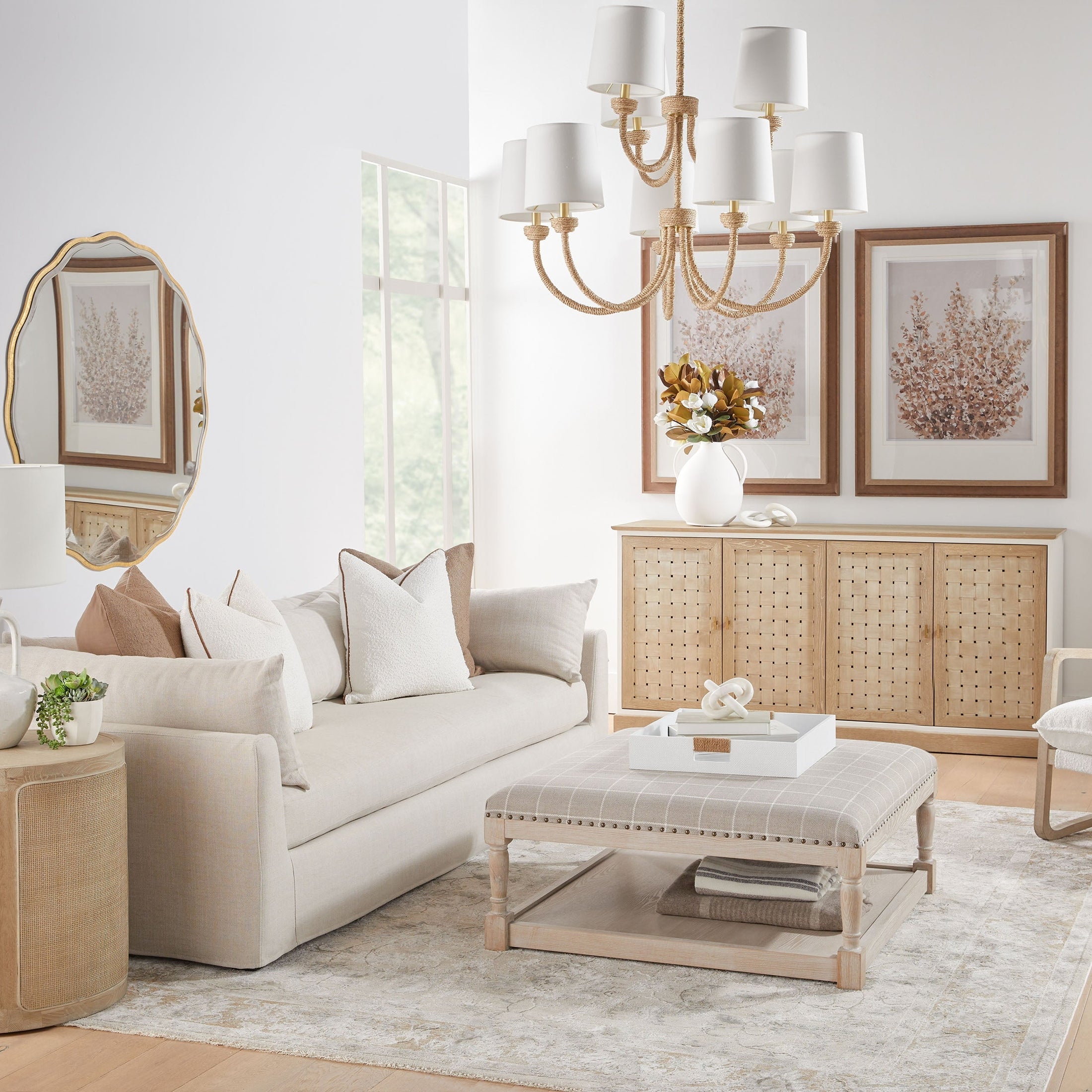 Cane End Table