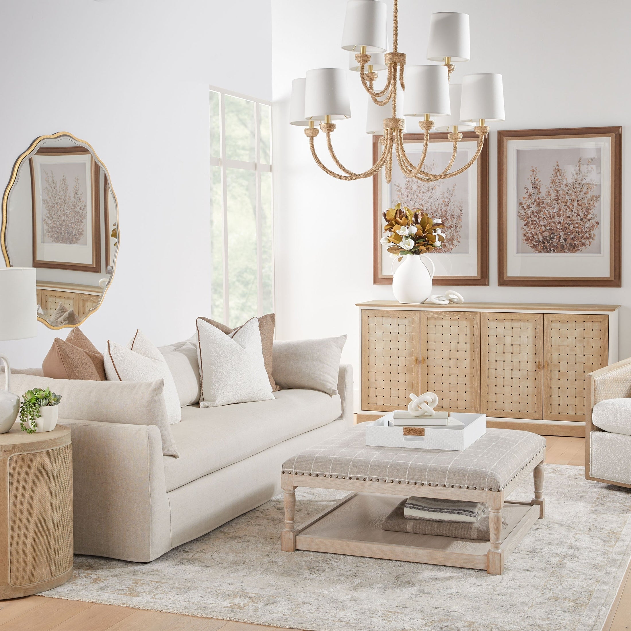Cane End Table