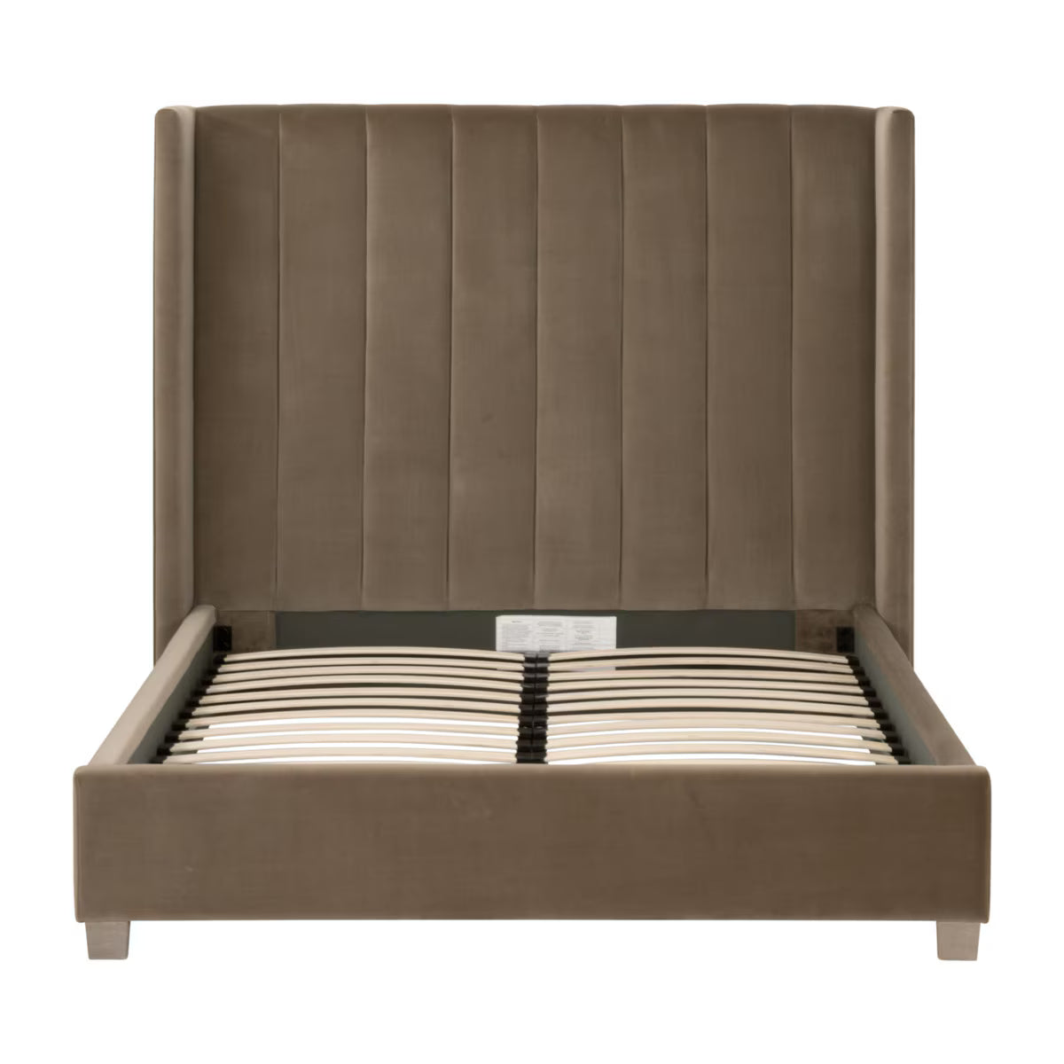 Chandler Channeled Velvet Upholstered Bed