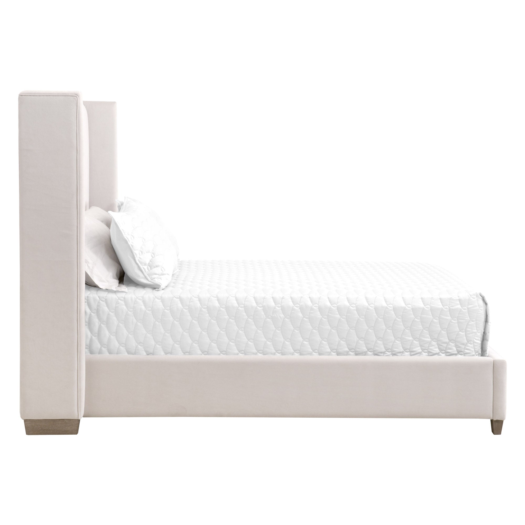 Chandler Channeled Velvet Upholstered Bed