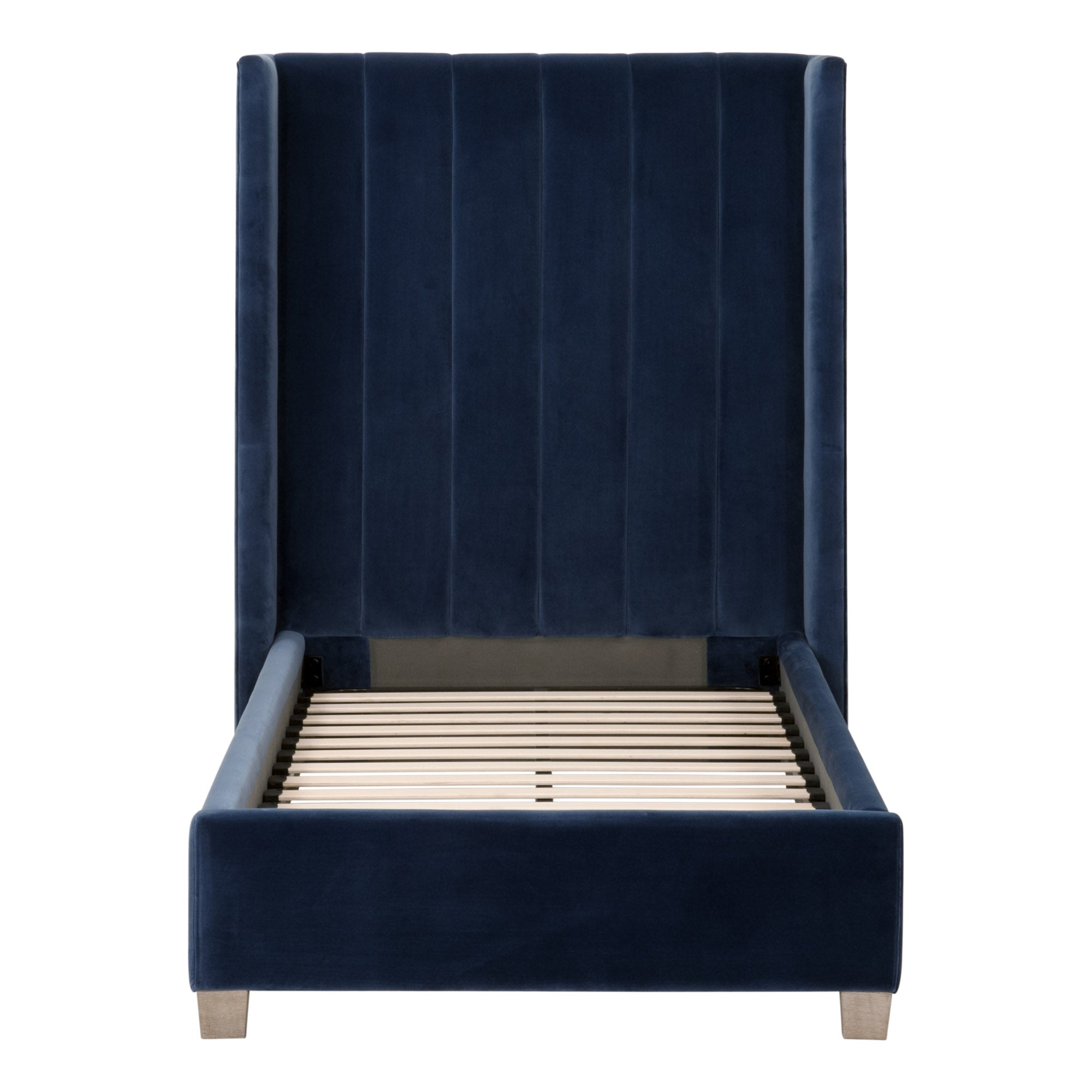 Chandler Channeled Velvet Upholstered Bed
