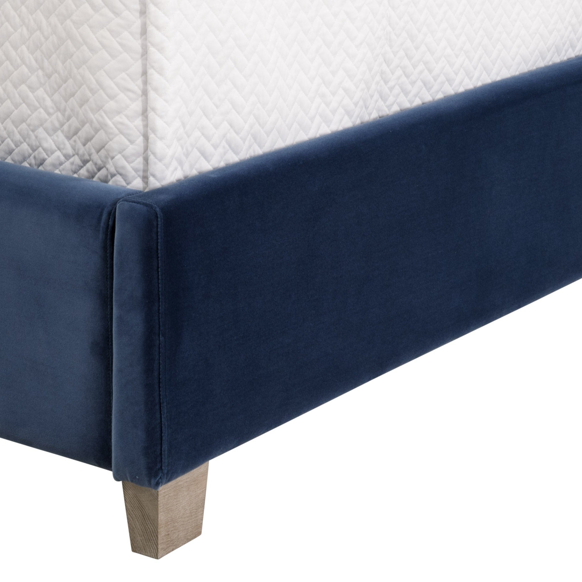 Chandler Channeled Velvet Upholstered Bed