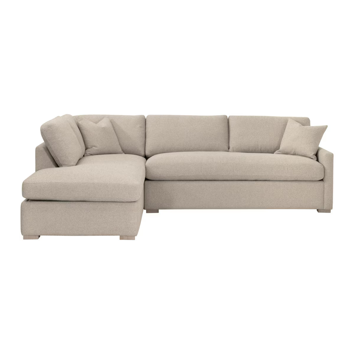Clara 112" Slim Arm Sleeper Queen LF Sectional