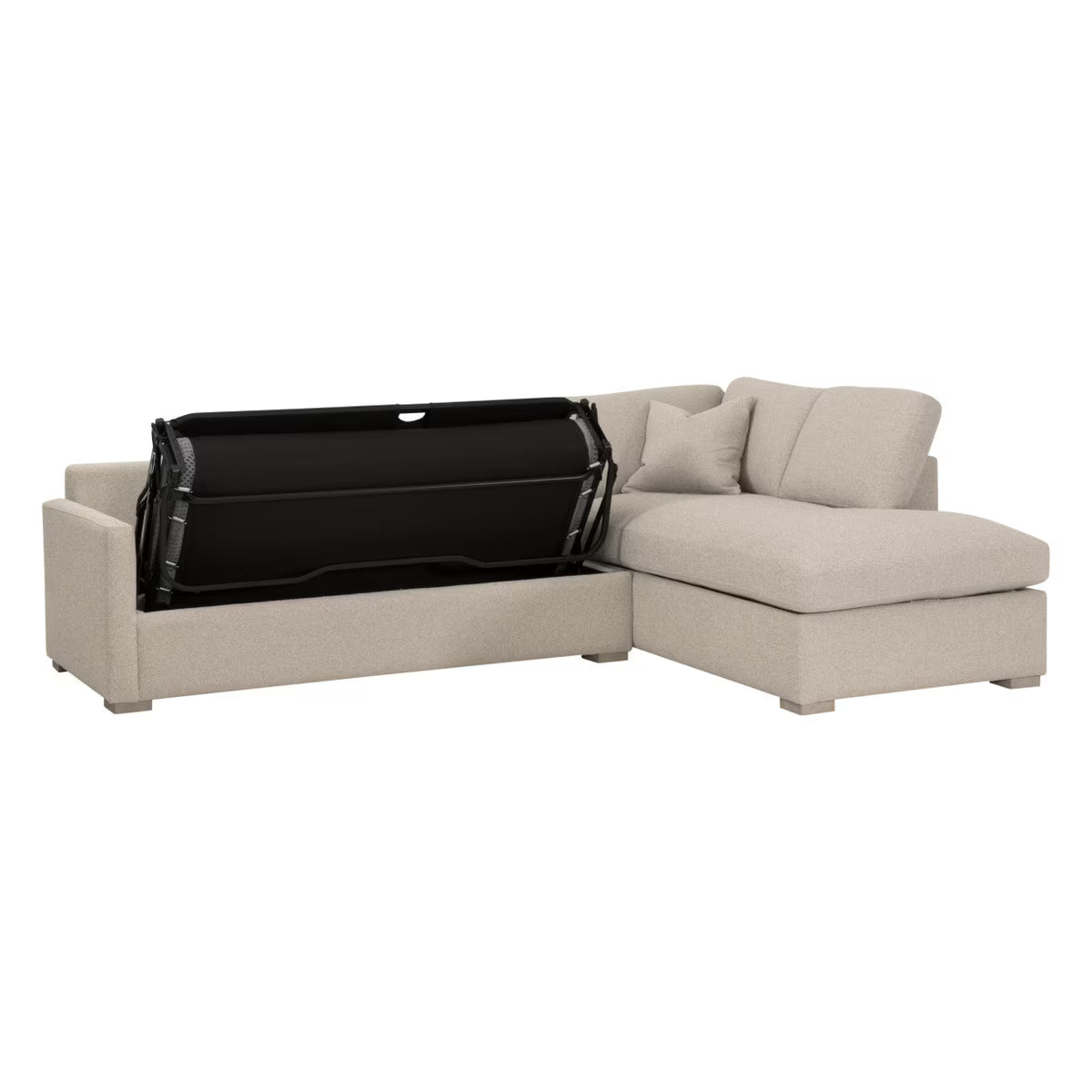 Clara 112" Slim Arm Sleeper Queen RF Sectional