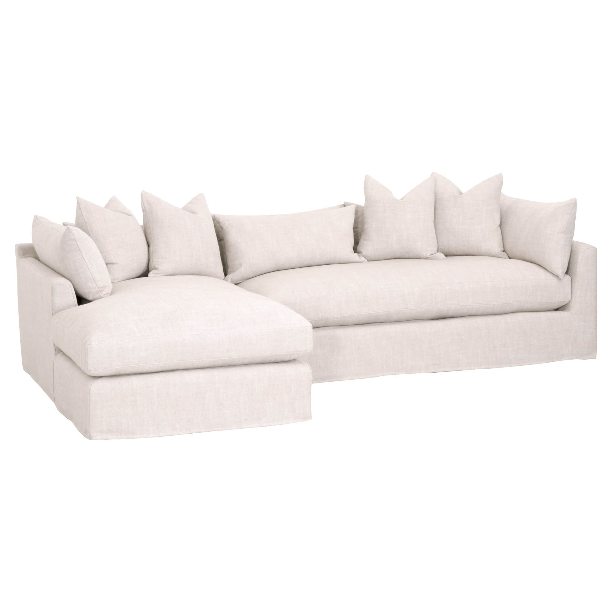Haven 110" Lounge Slipcover LF Sectional