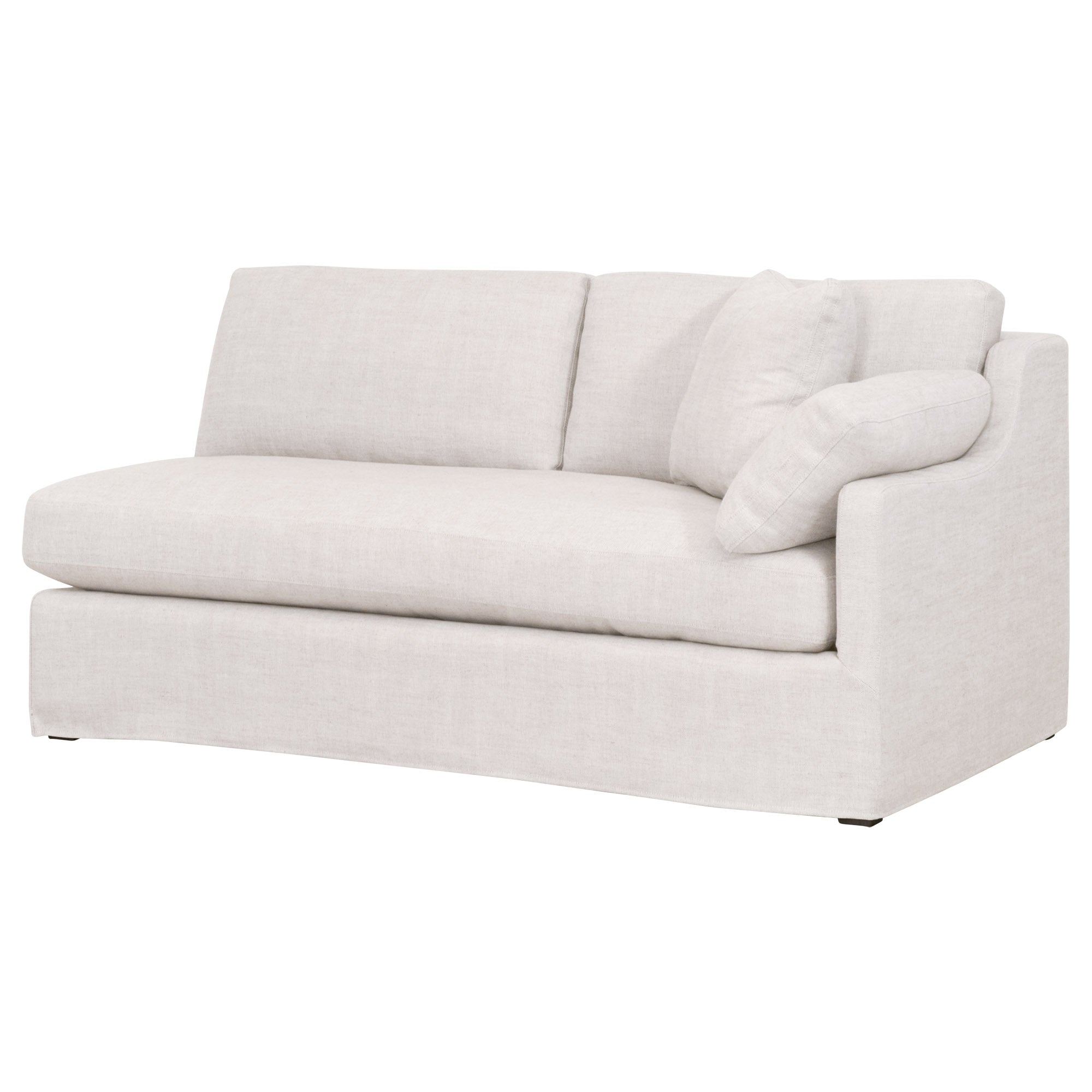 Lena Modular Slipcover 2-Seat Right Slope Arm Sofa