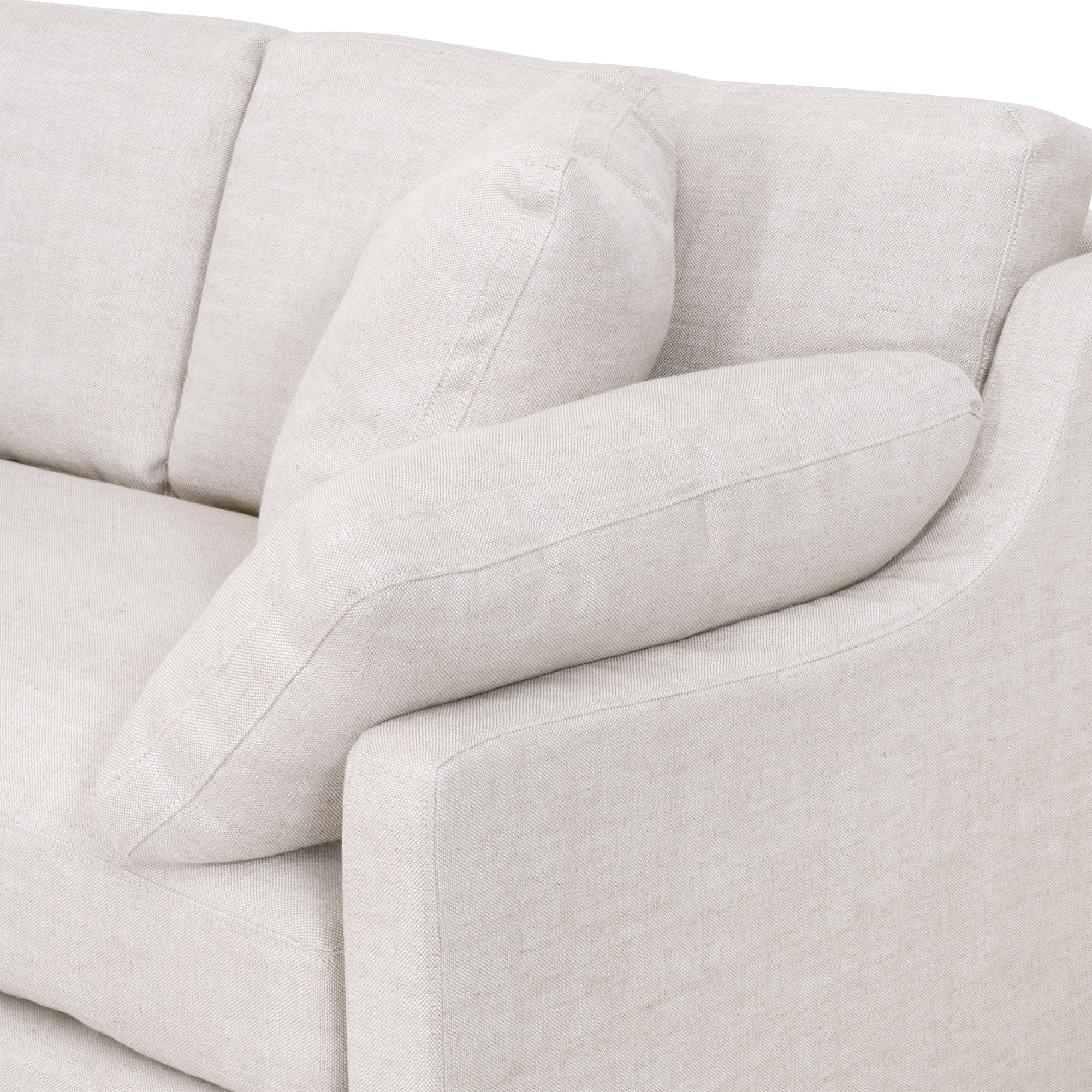 Lena Modular Slipcover 2-Seat Right Slope Arm Sofa