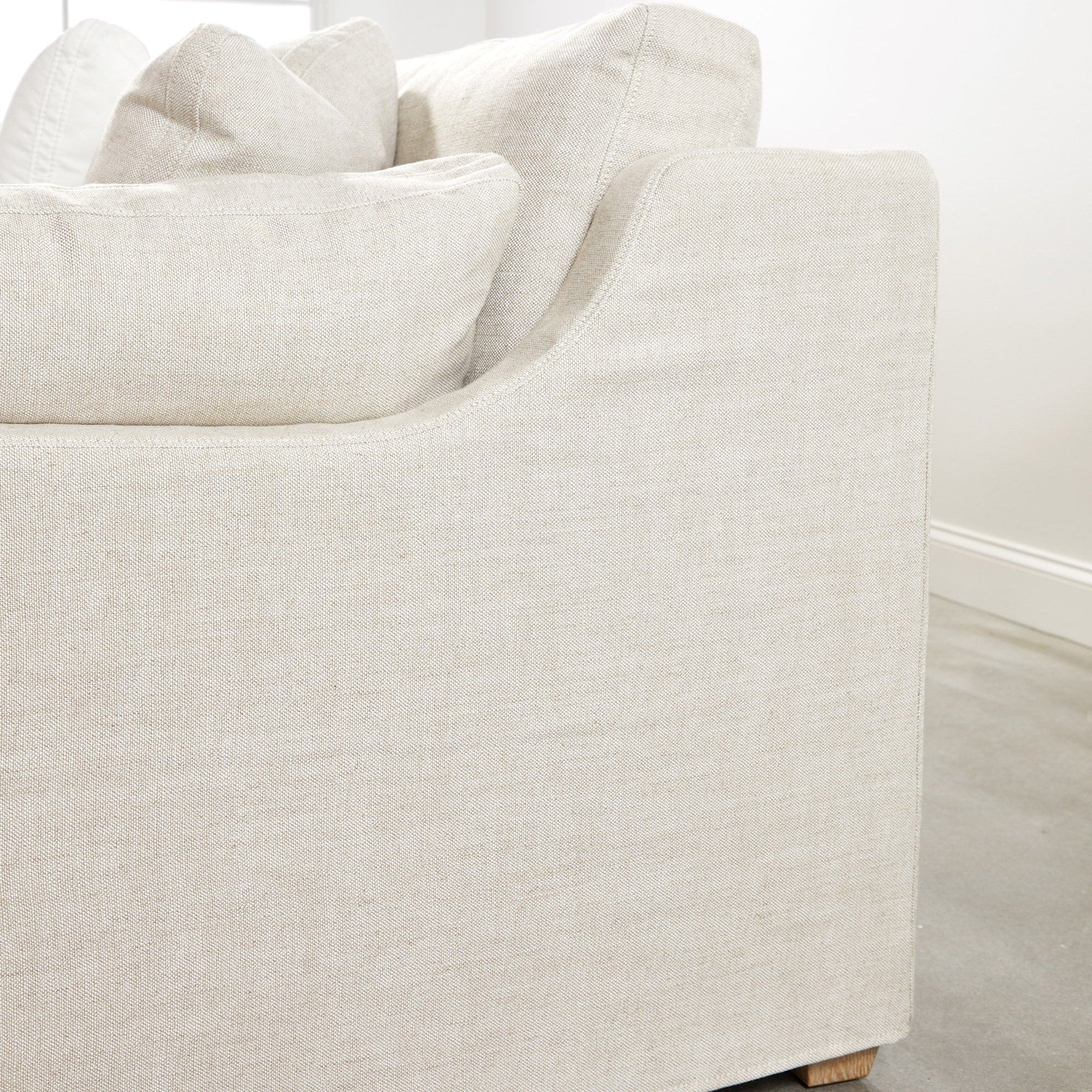 Lena Modular Slipcover 2-Seat Right Slope Arm Sofa