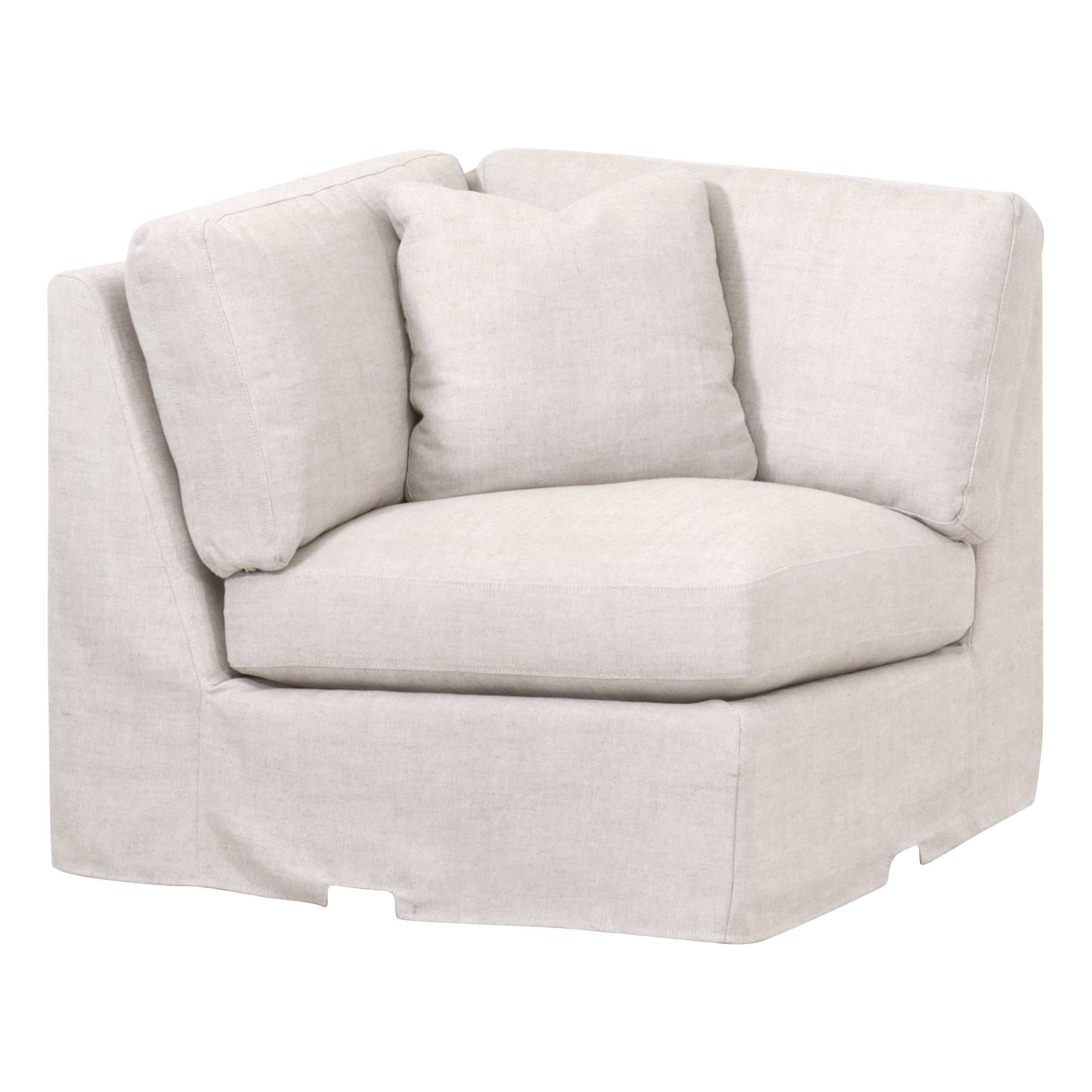 Lena Modular Slipcover Corner Chair