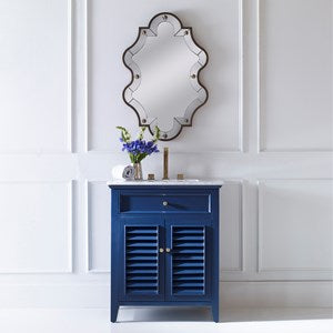 Louvered Medium Bathroom Vanity