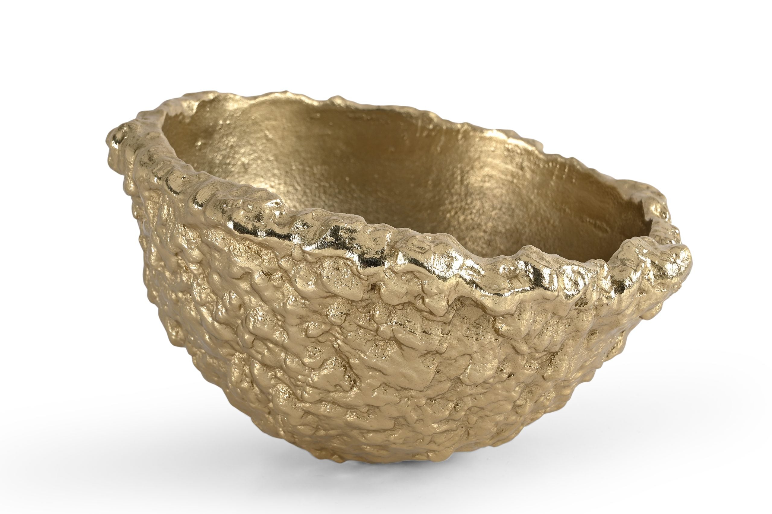 On The Rox Bowl in sculpted aluminum with modern decorative design