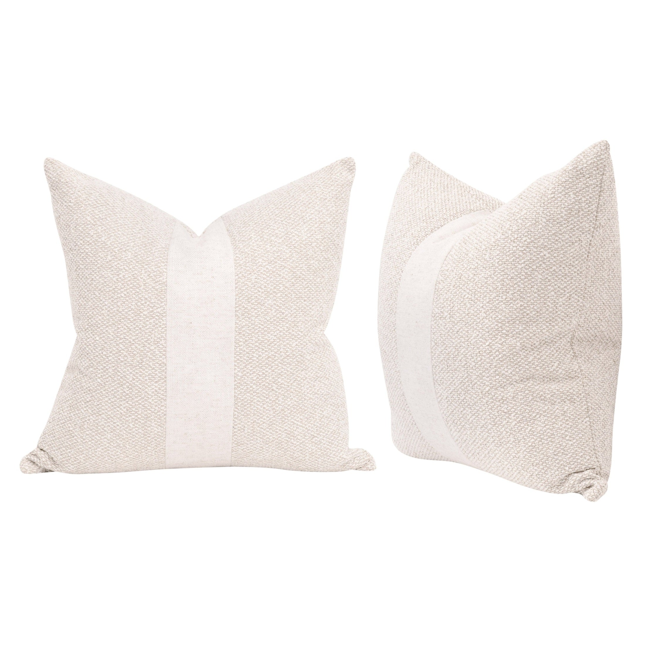 The Split Decision 22" Essential Pillow, Set of 2