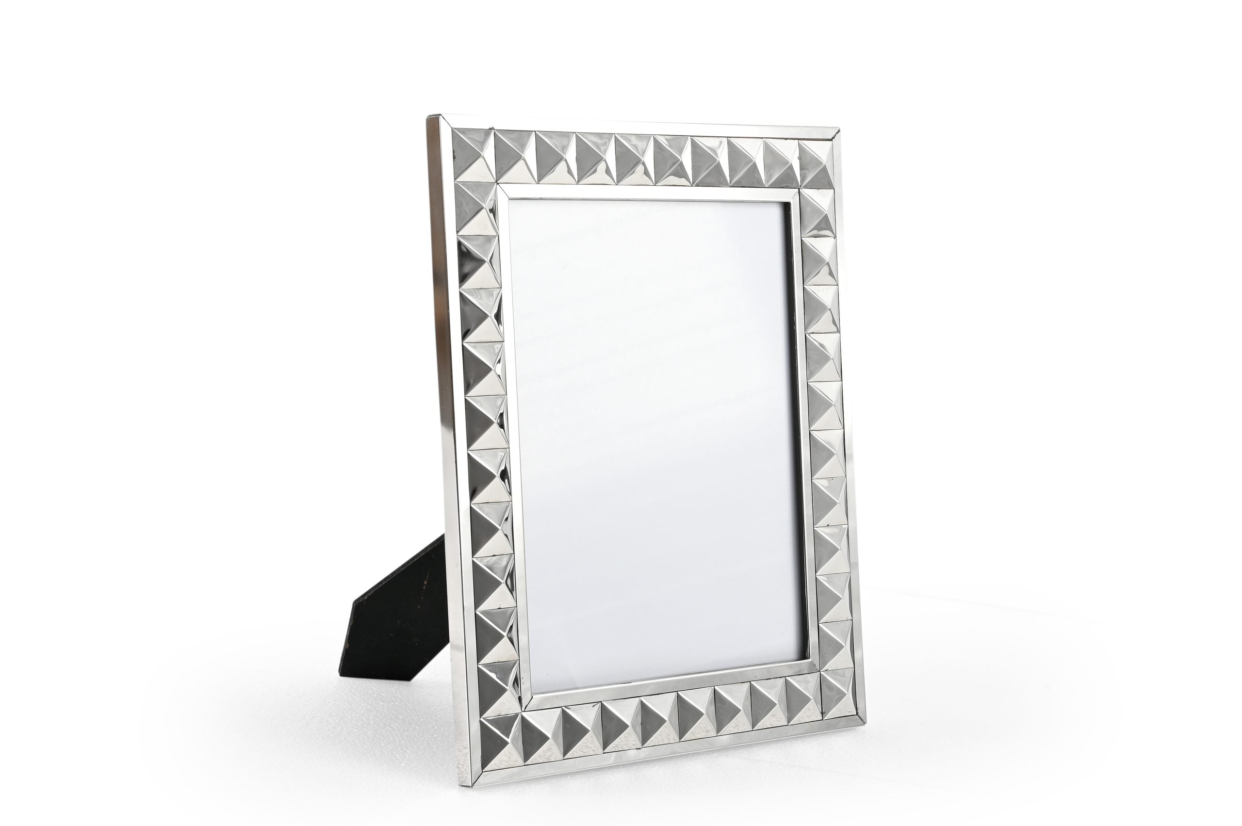 Wrenn 8x10 photo frame in polished silver finish with modern design
