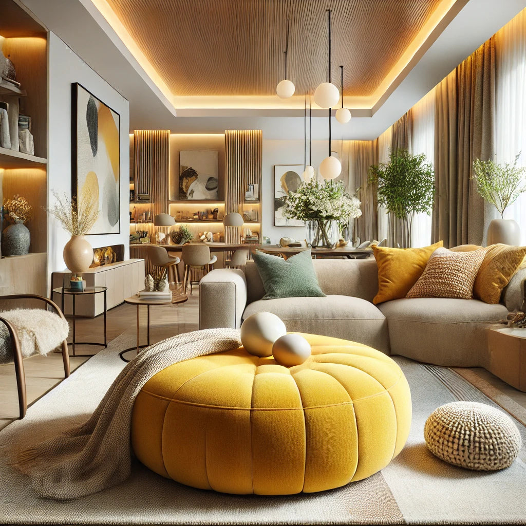 Ottomans + Poufs + Cushions + Stools