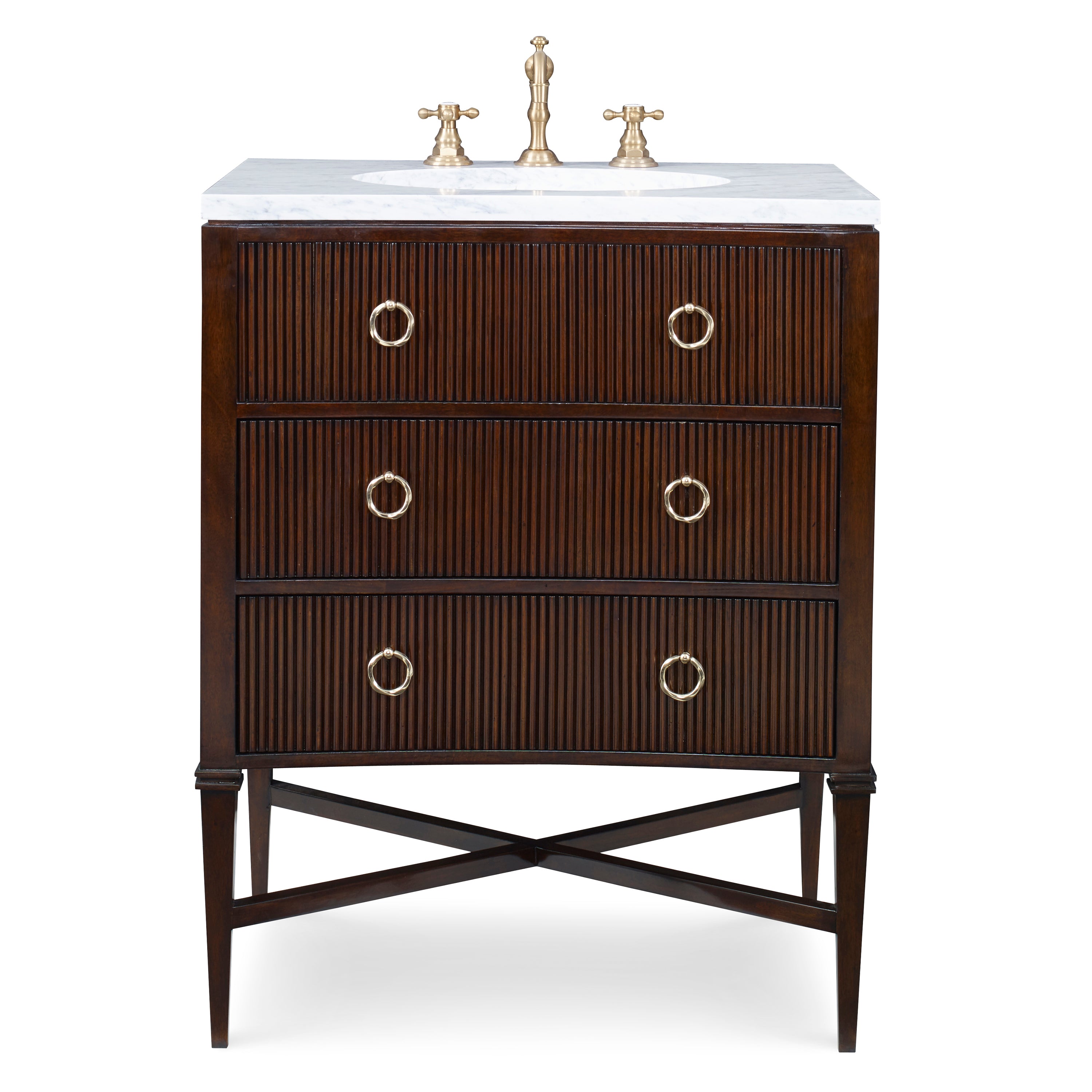 Reeded Bathroom Vanity