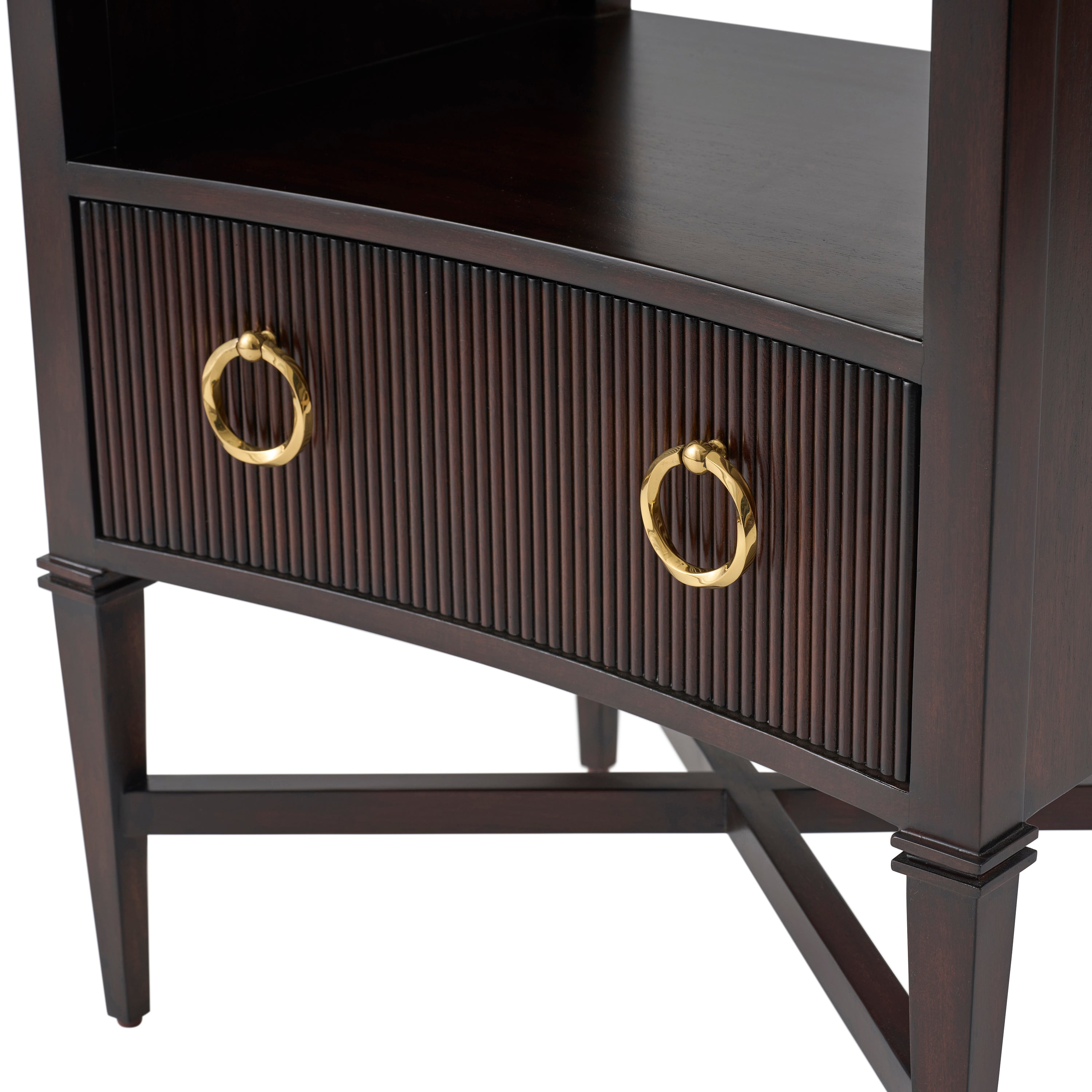Reeded Petite Nightstand