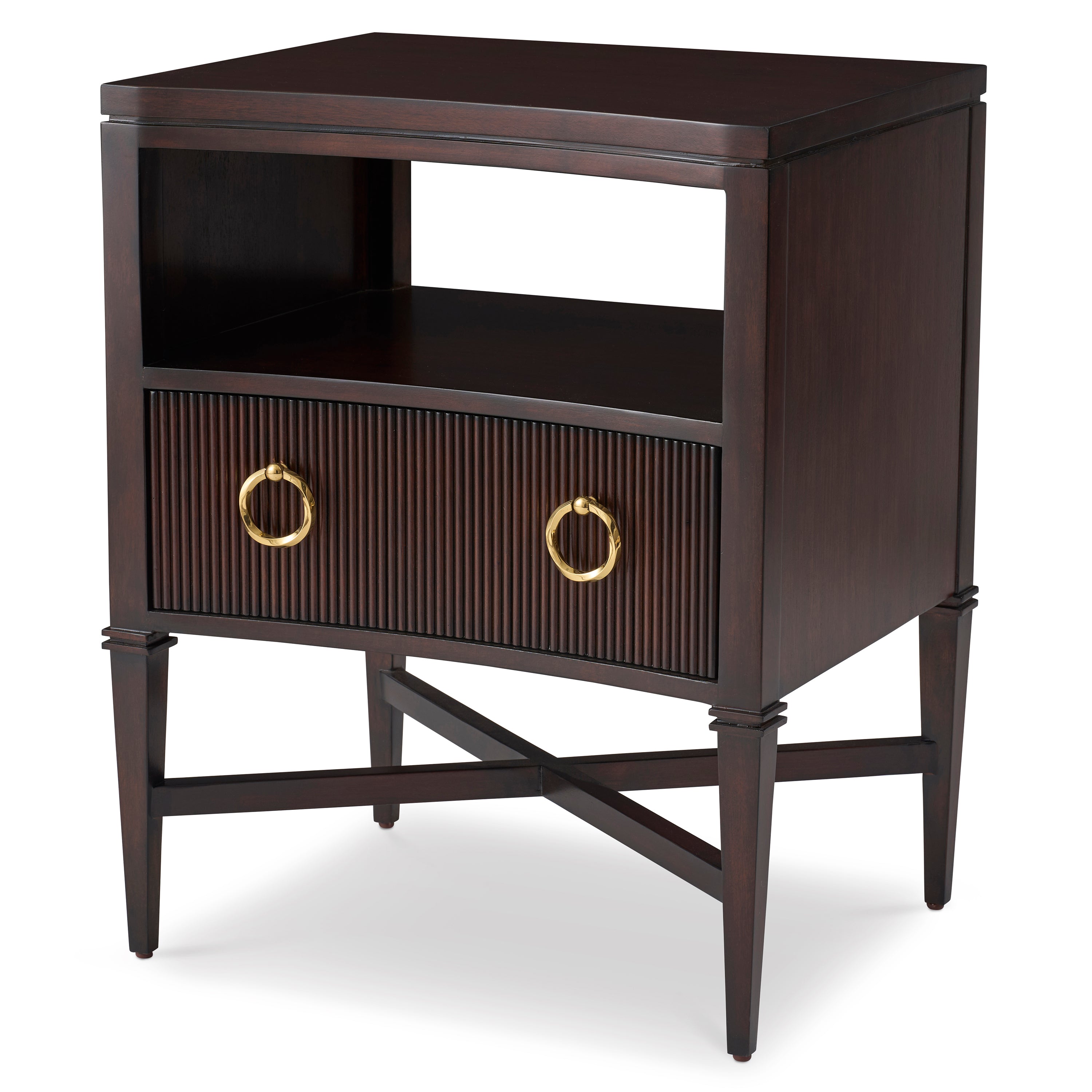 Reeded Petite Nightstand
