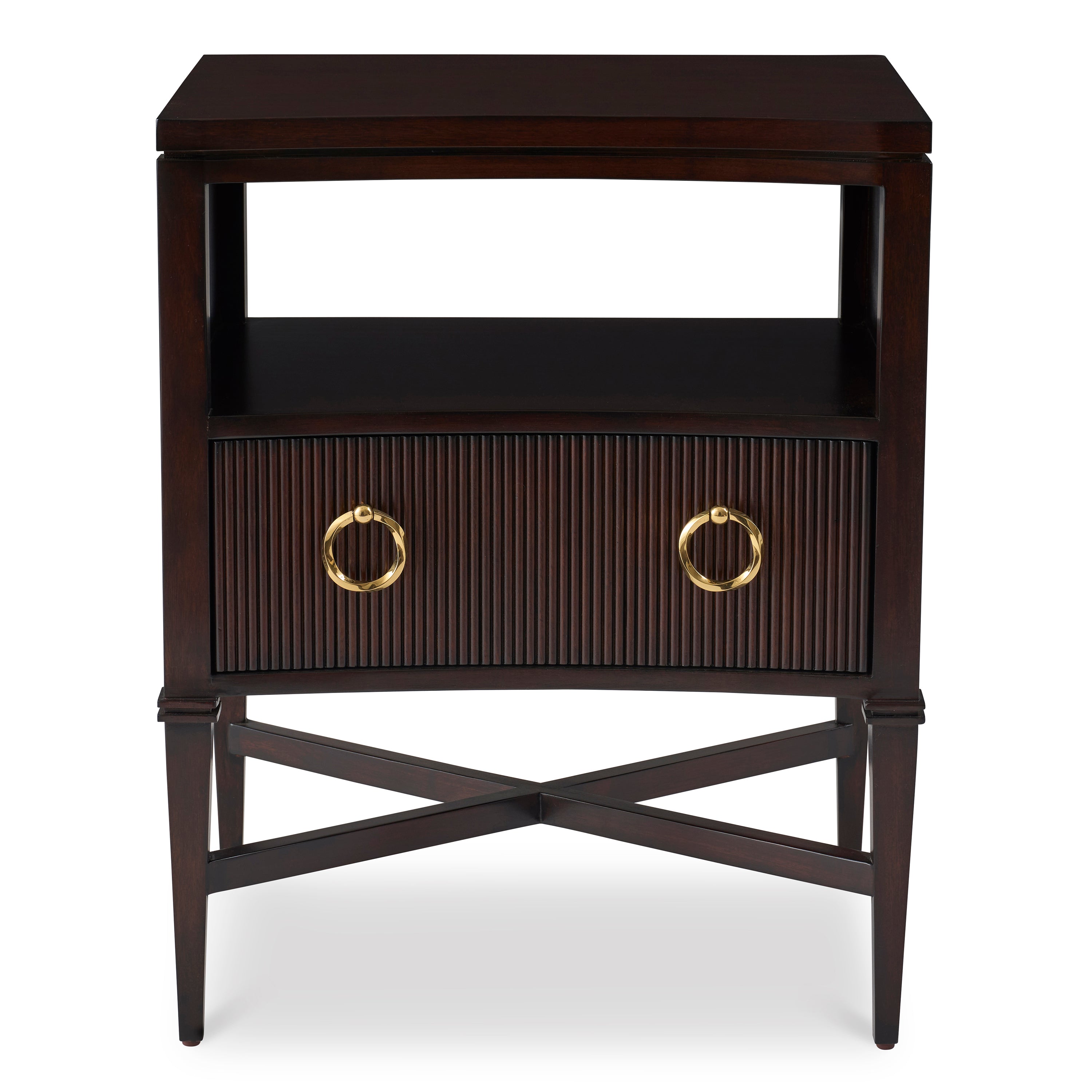 Reeded Petite Nightstand
