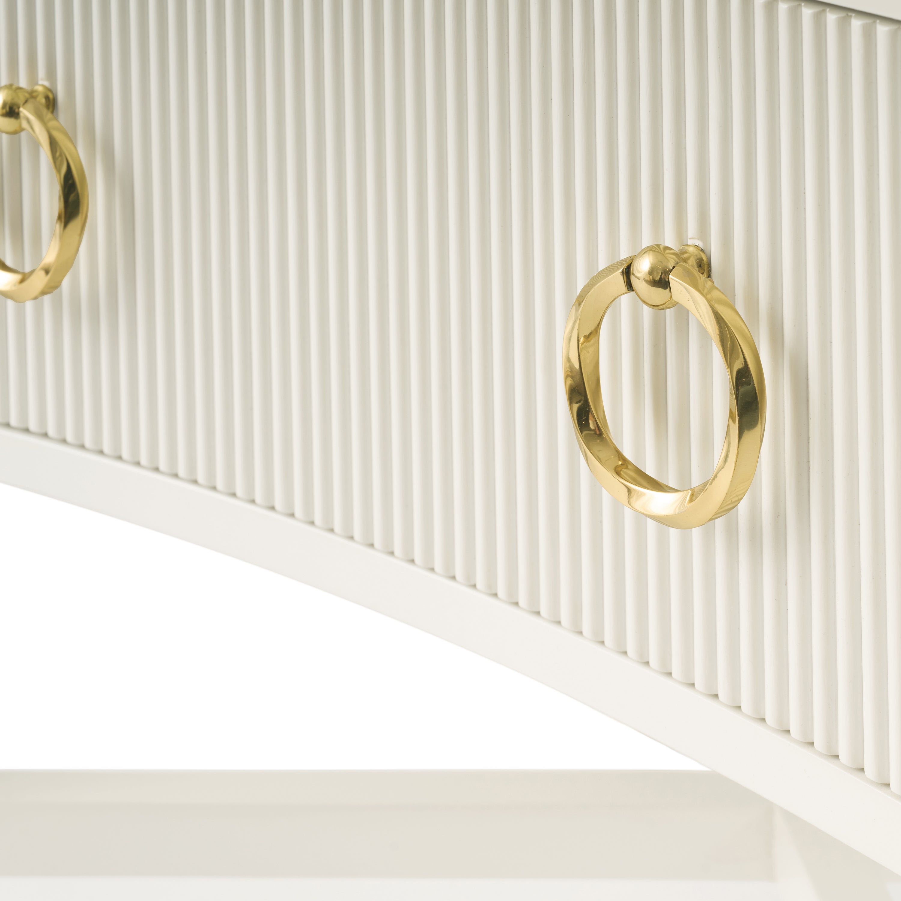 Reeded Petite Nightstand