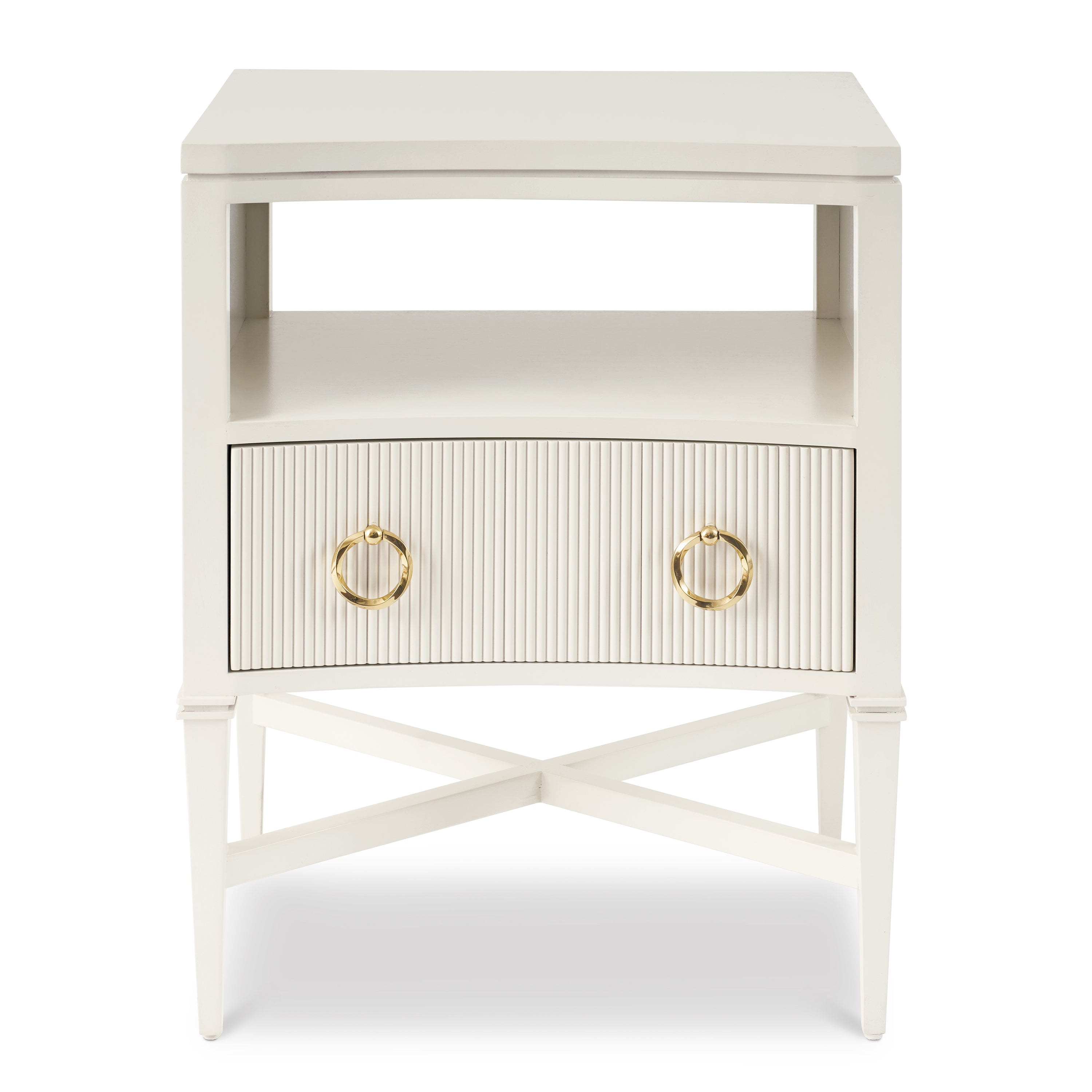 Reeded Petite Nightstand