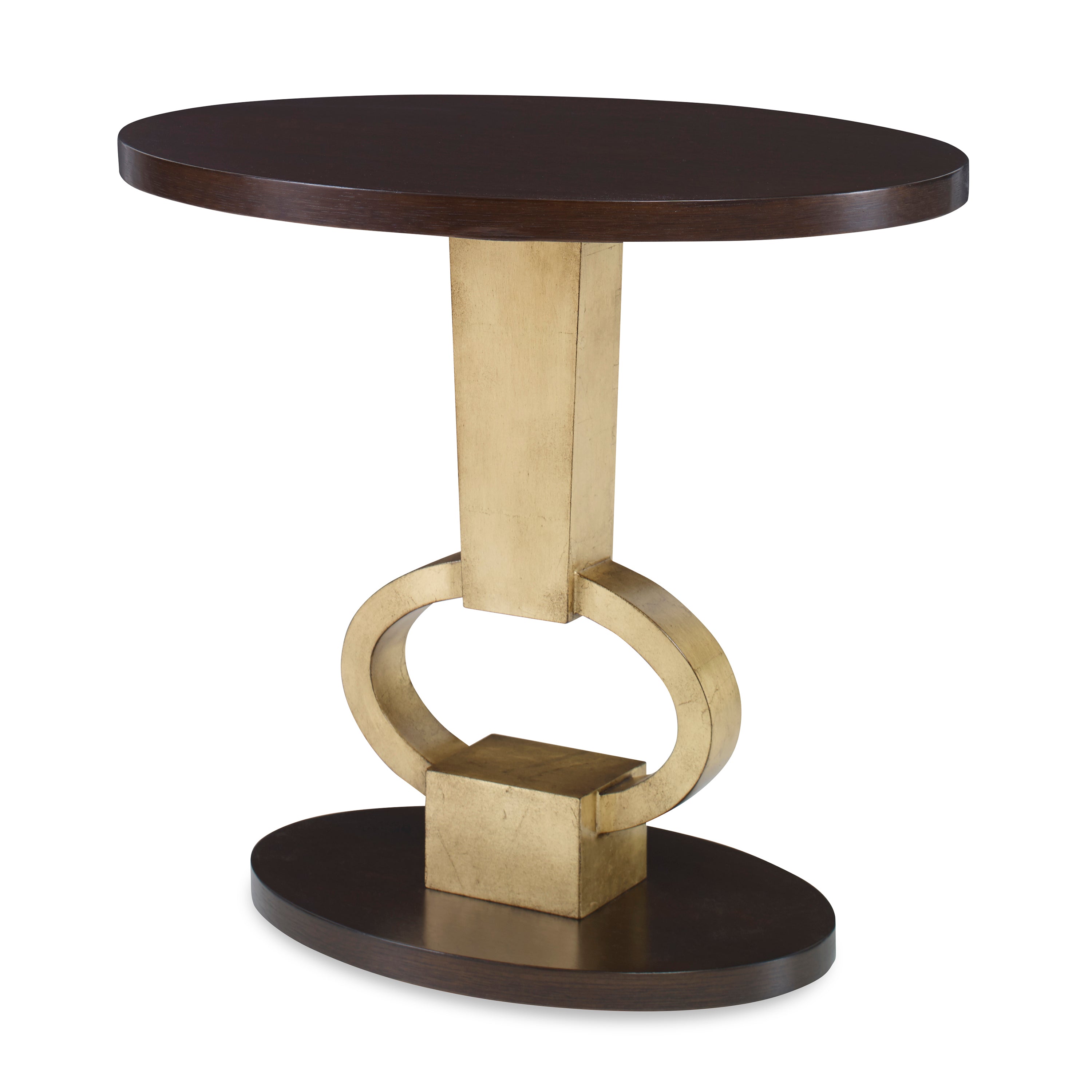 Vision Accent Table - Gold Leaf