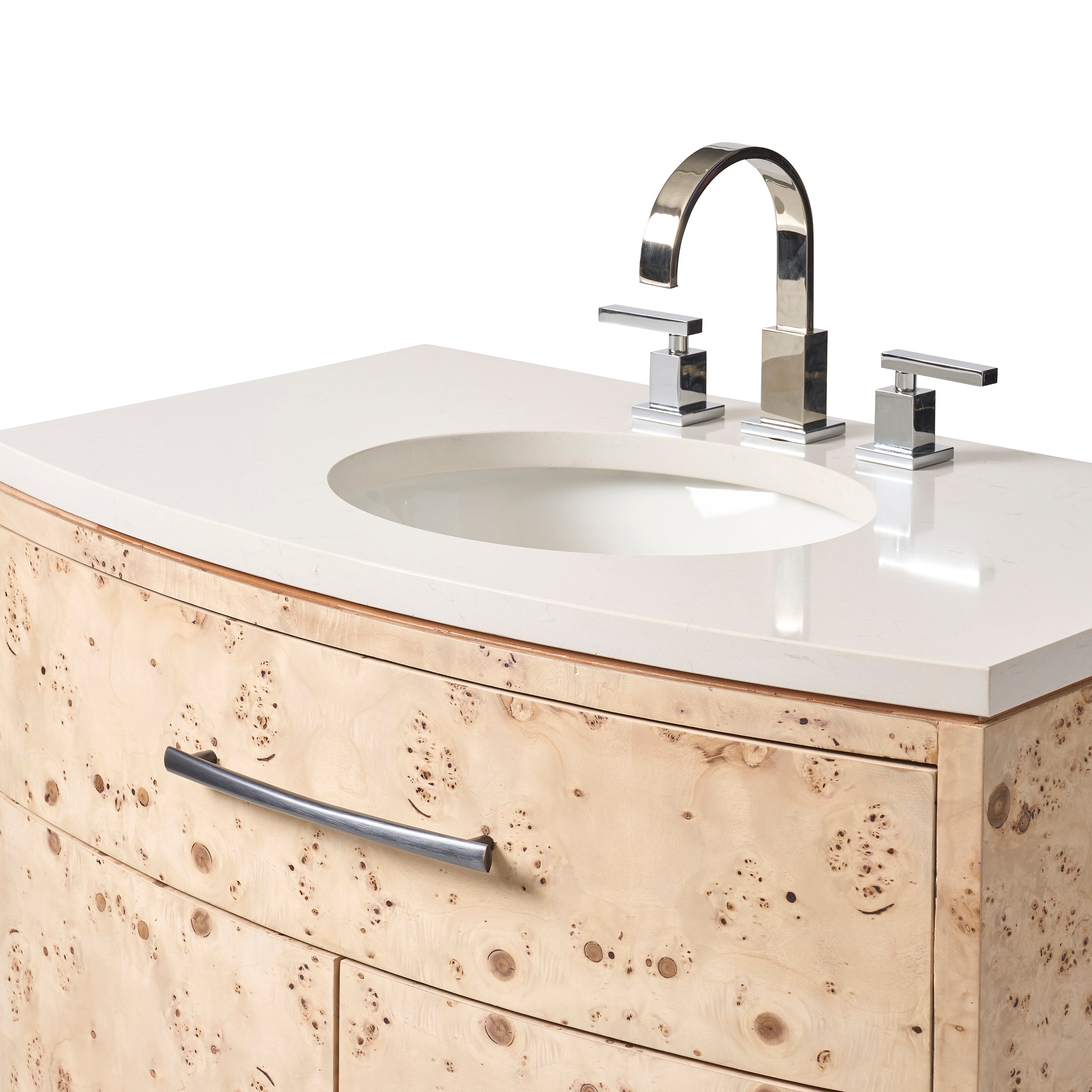 Burl Bathroom Vanity