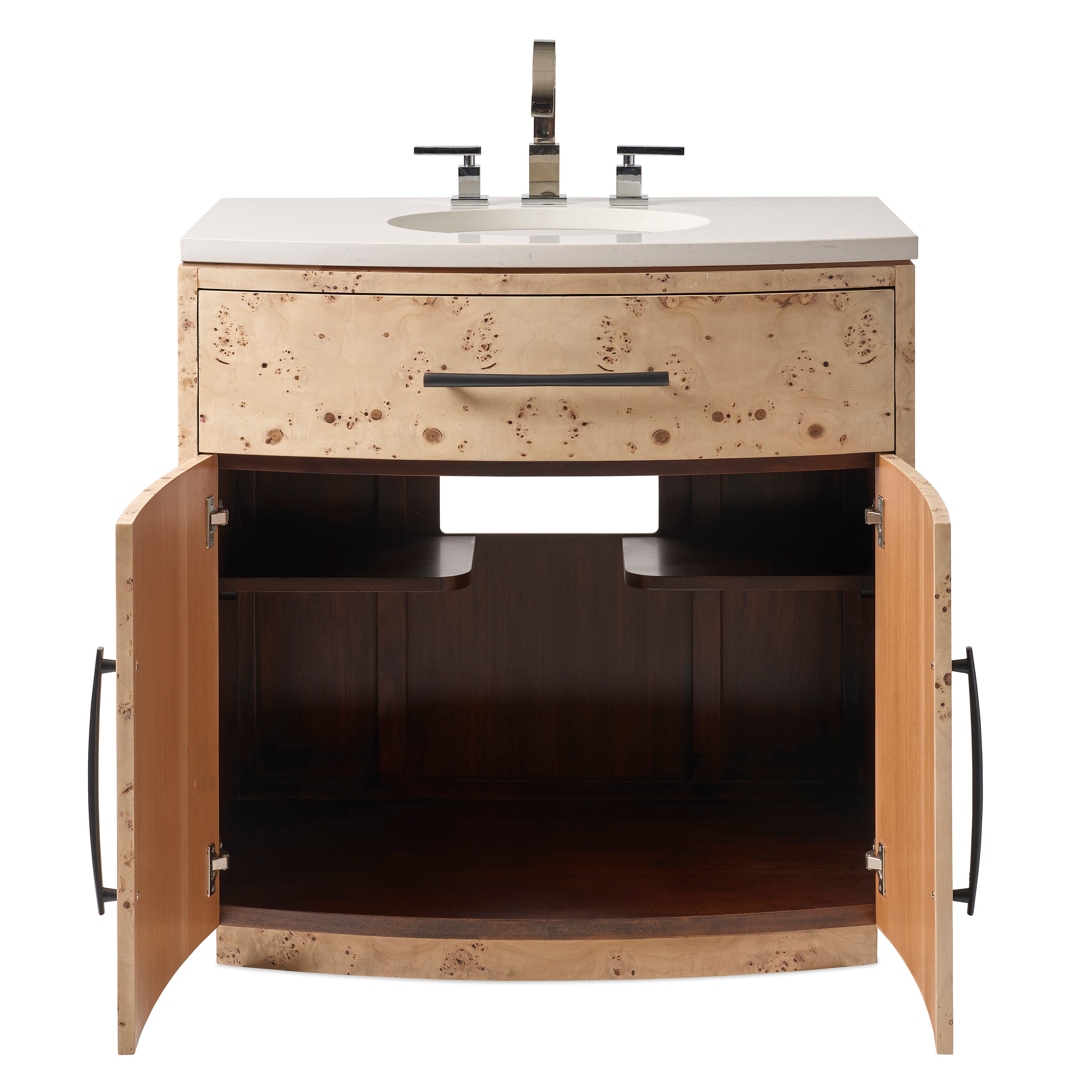 Burl Bathroom Vanity