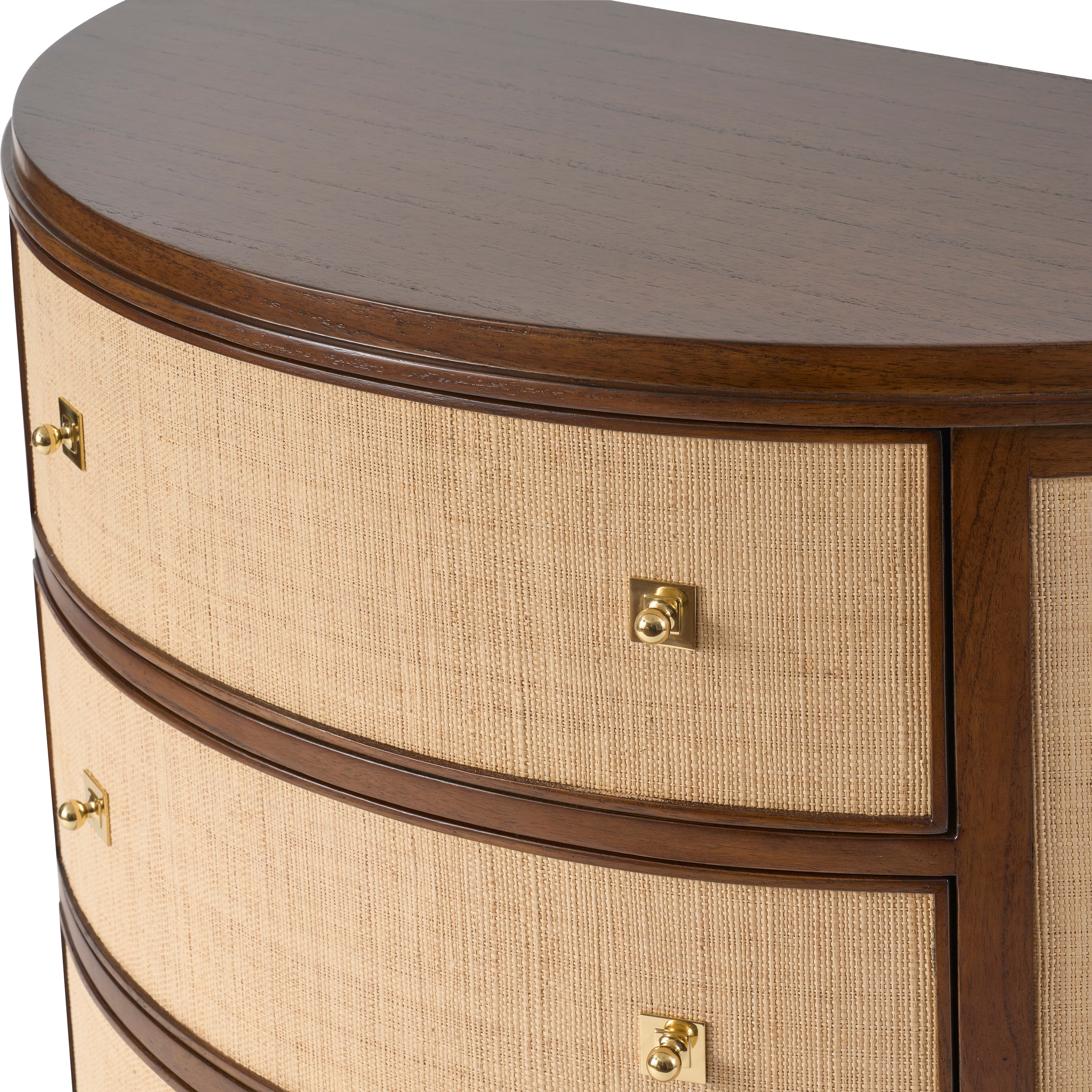Orion Demilune Dresser - Raffia