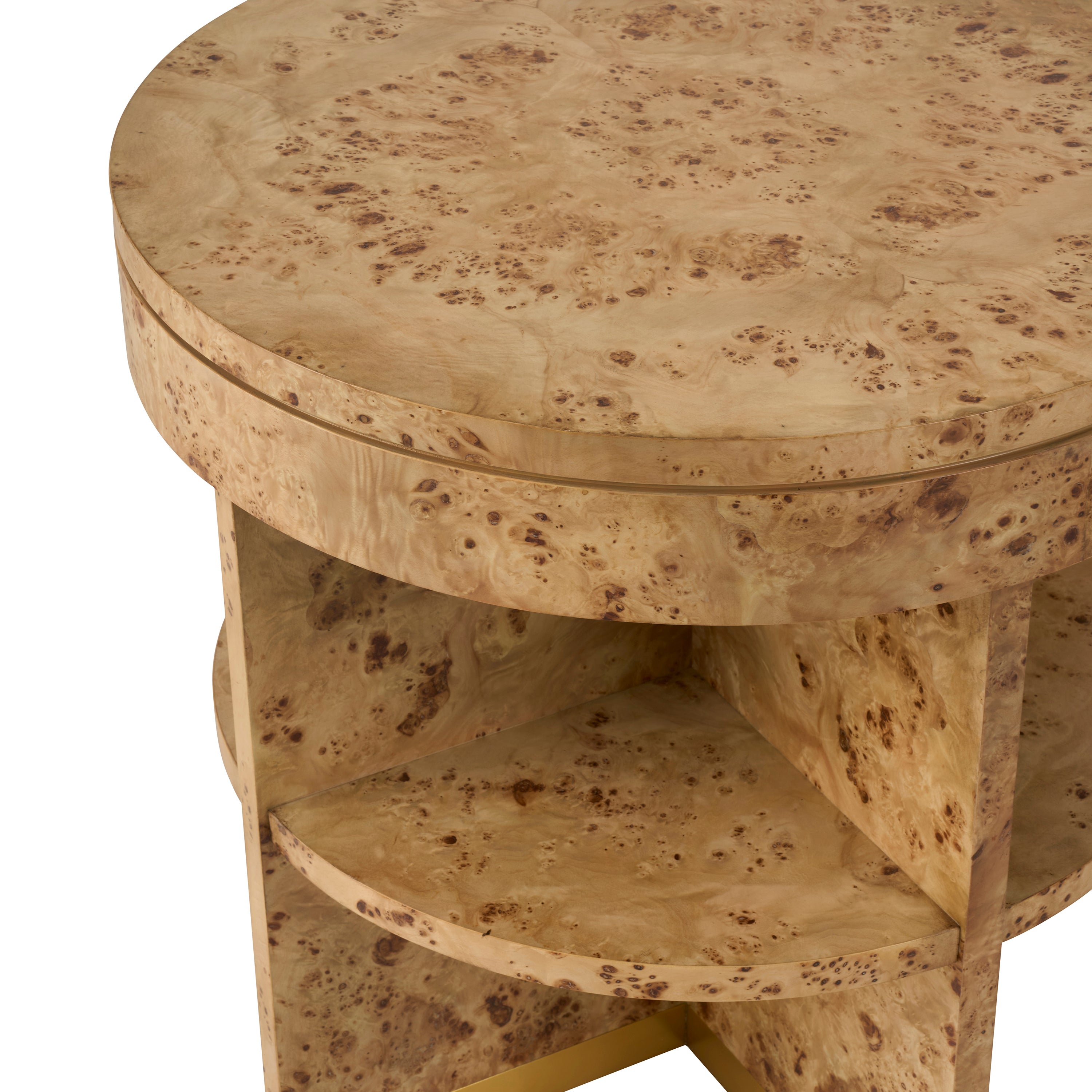 Rayne End Table - Burl