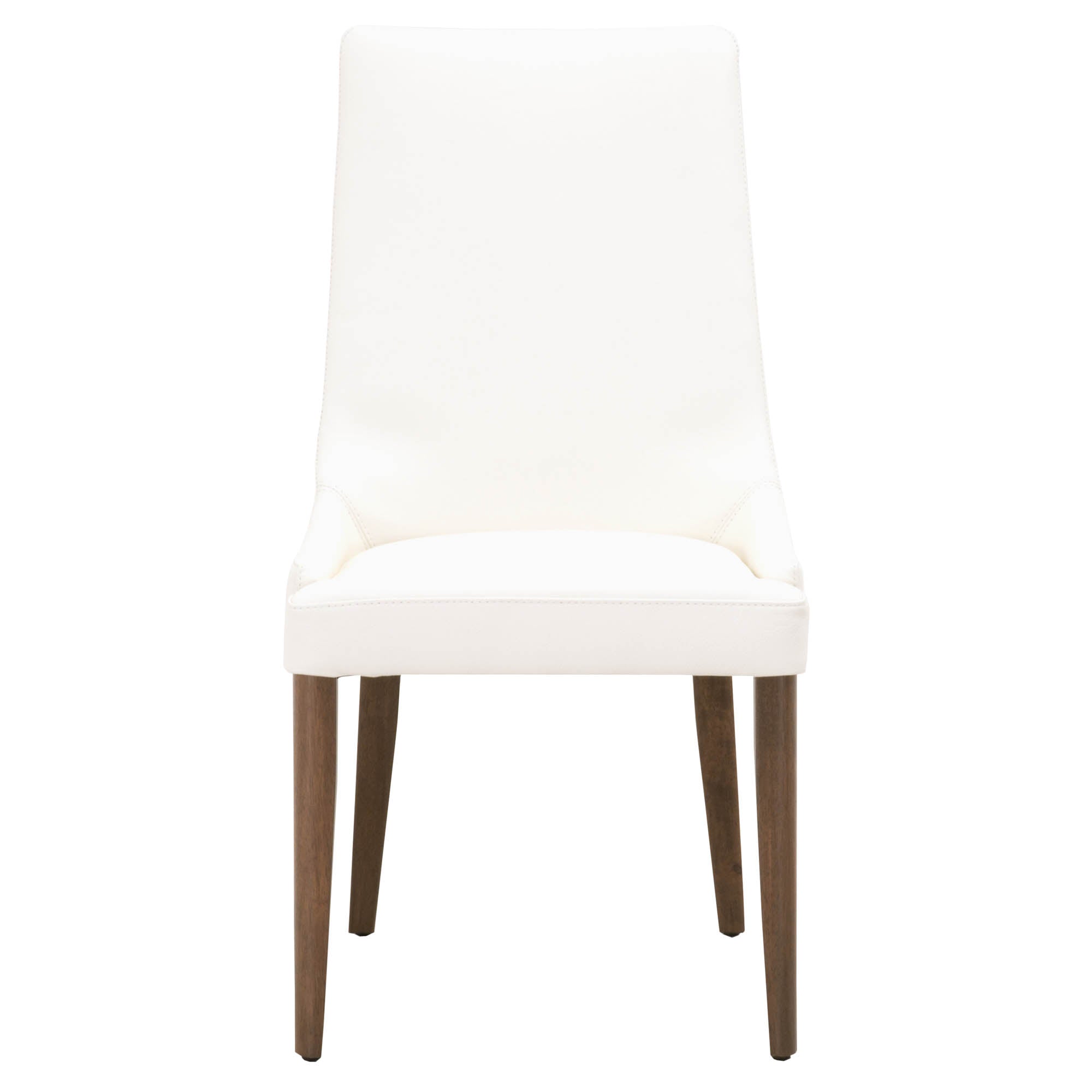 Aurora Dining Chair, Set of 2 with sculptural design and solid wood legs by Essentials for Living