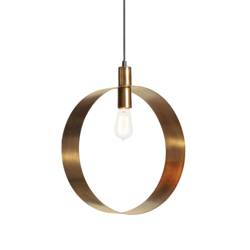 Beautiful Barbra Pendant Antique Brass