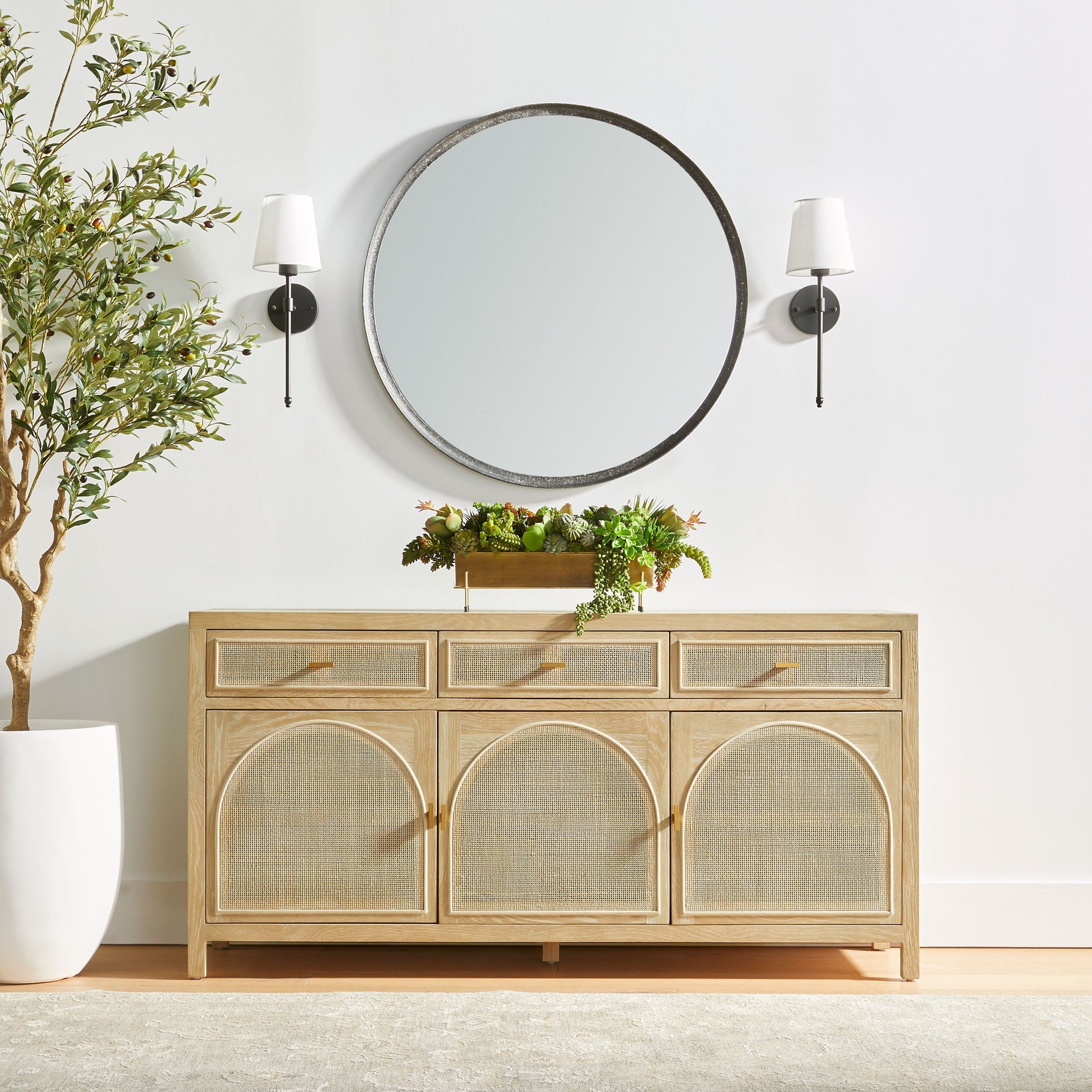 Cane Media Sideboard