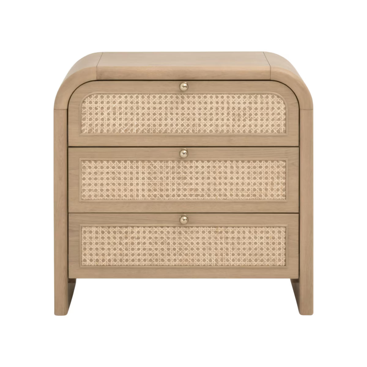 Cannes 3-Drawer Nightstand