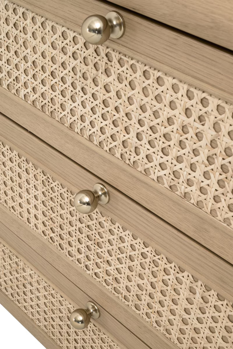 Cannes 3-Drawer Nightstand