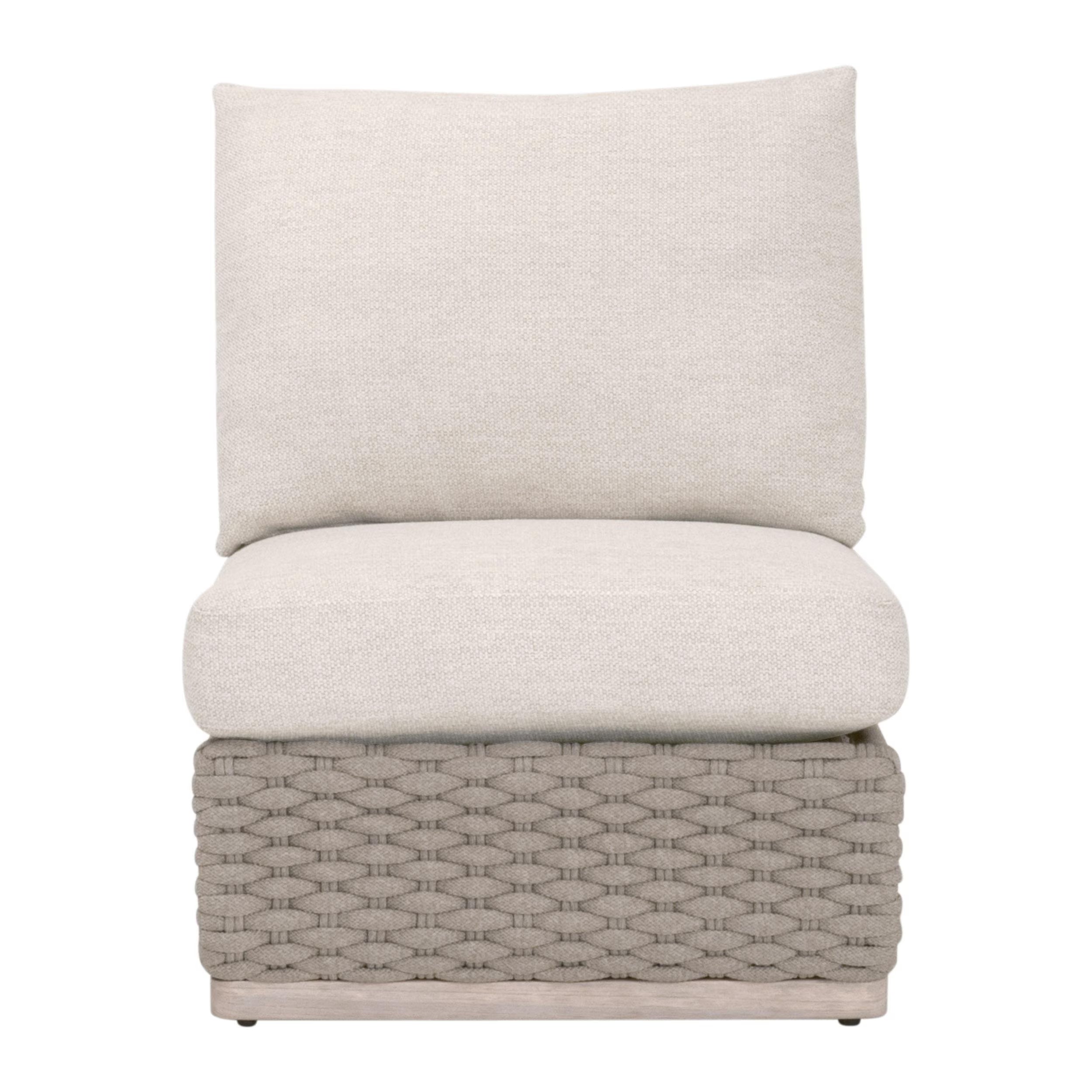 Caspian Outdoor Modular Armless Sofa Chair