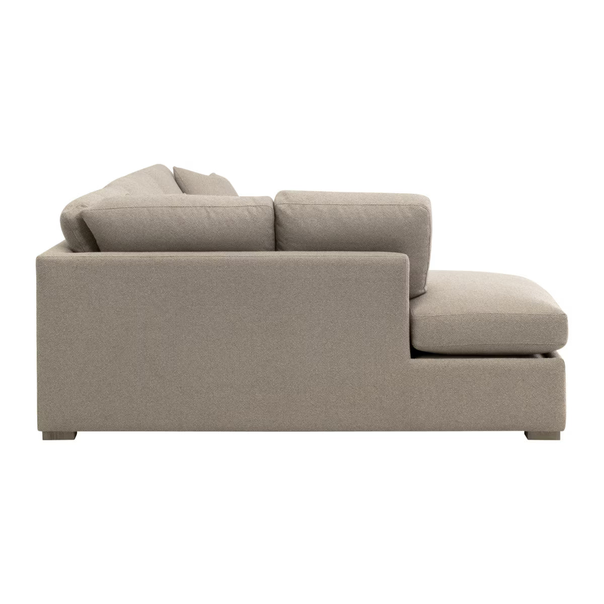 Clara 112"  Slim Arm Sleeper Queen LF Sectional