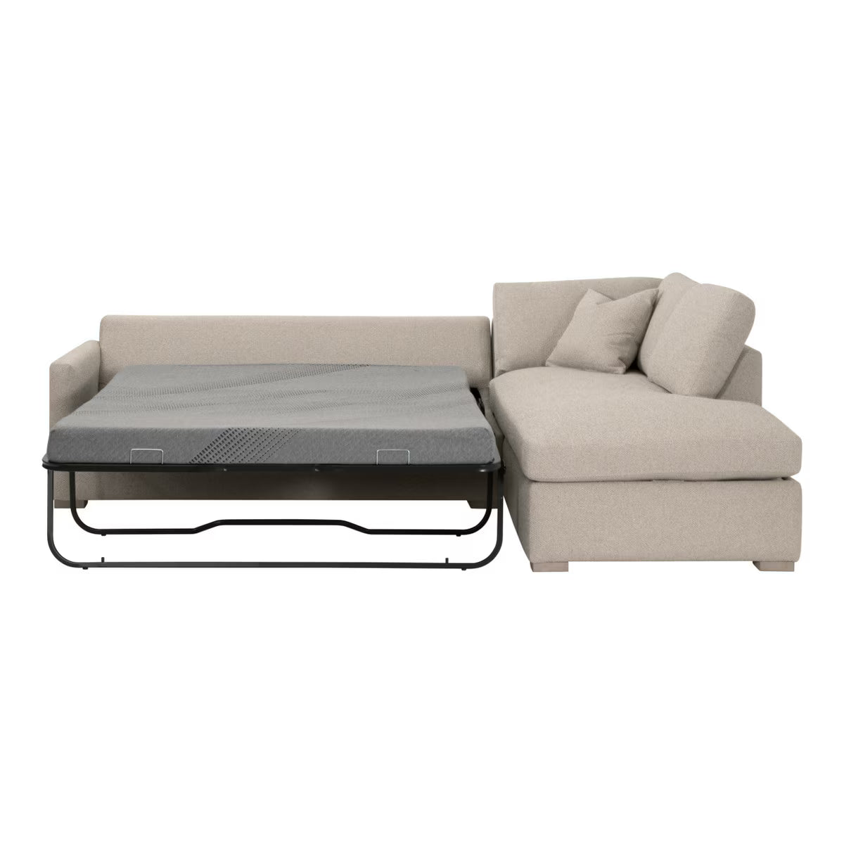 Clara 112" Slim Arm Sleeper Queen RF Sectional